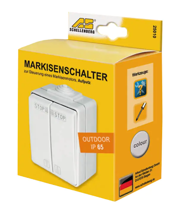 Schellenberg Aufputz-Markisenschalter für Aussen