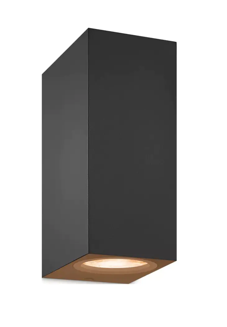 Wiz LED-Wandleuchte Up and Down 5W RGB schwarz