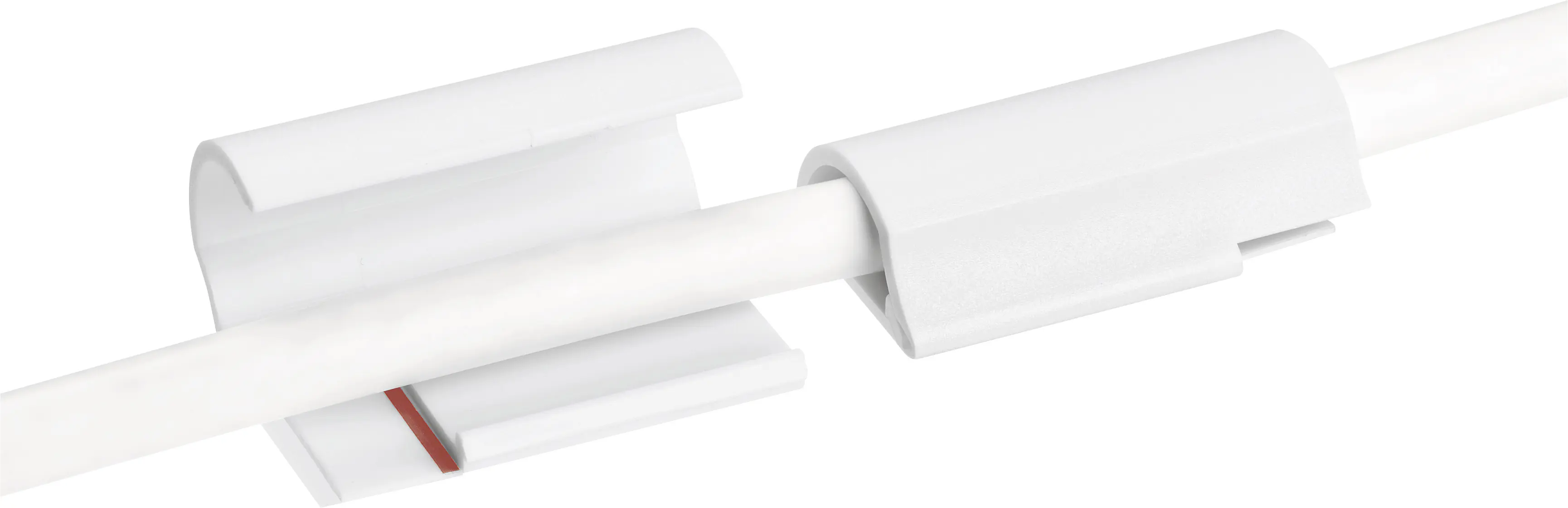 tesa Powerstrips Kabel Clip weiß