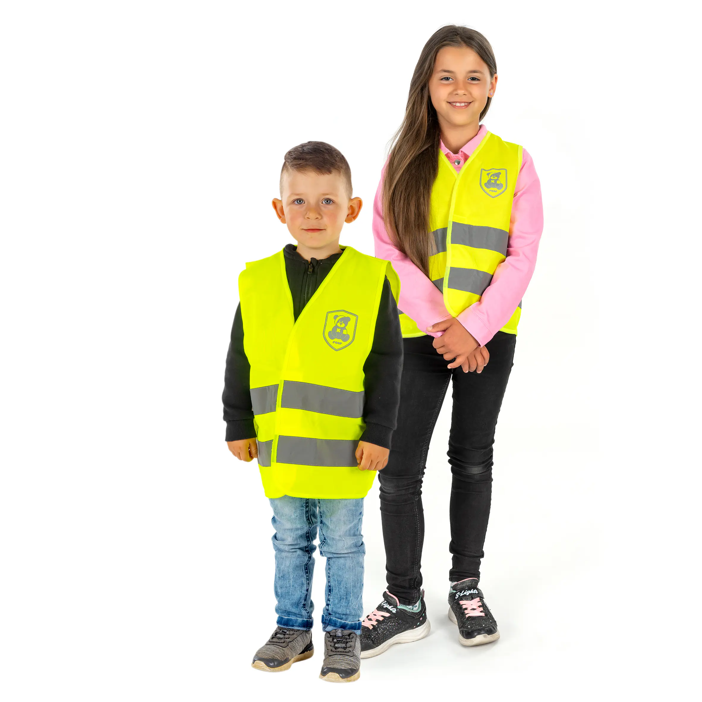 reer Warnweste für Kinder MyBuddyGuard 80-104 cm gelb