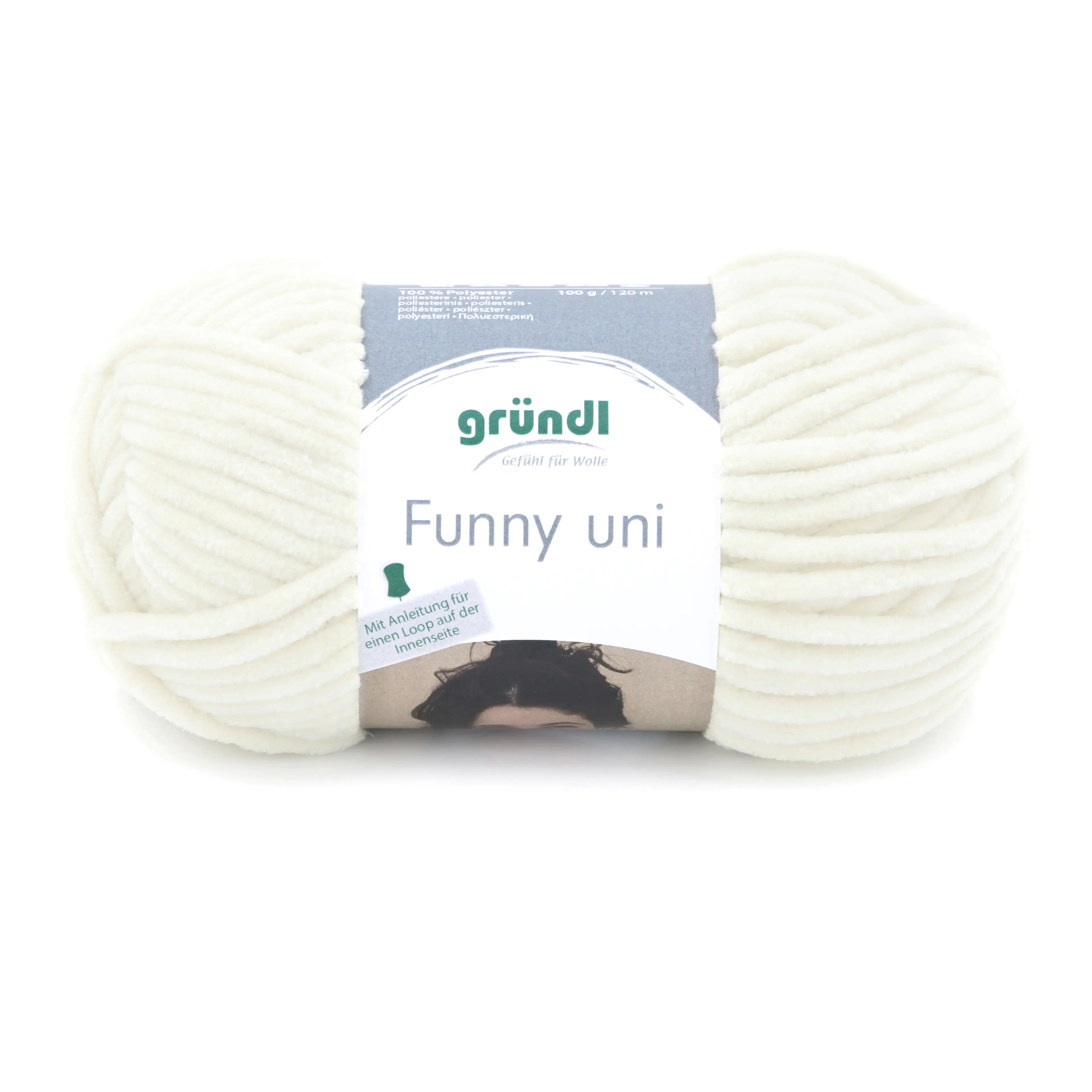 4036014143354 Gründl Wolle Funny uni 100 g creme