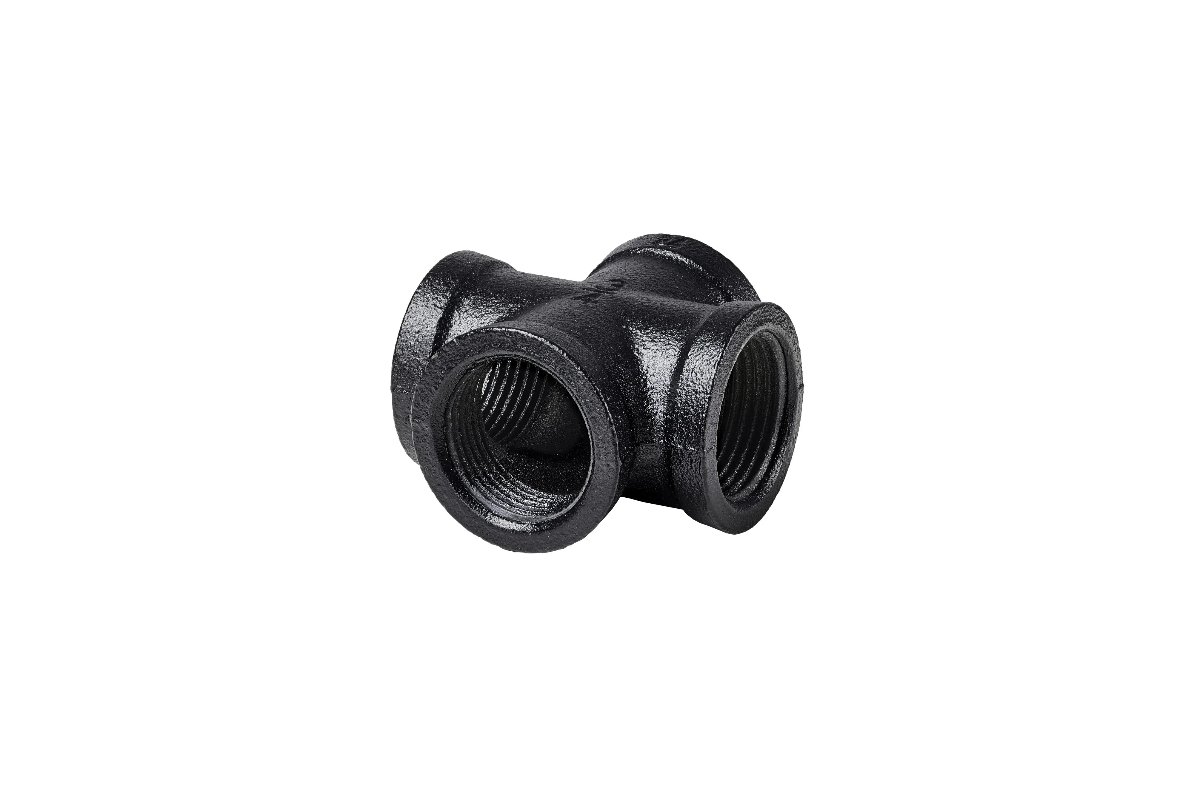 Dolle Kreuz für Pipe-Regalsystem 90° 20 mm (3/4") schwarz matt