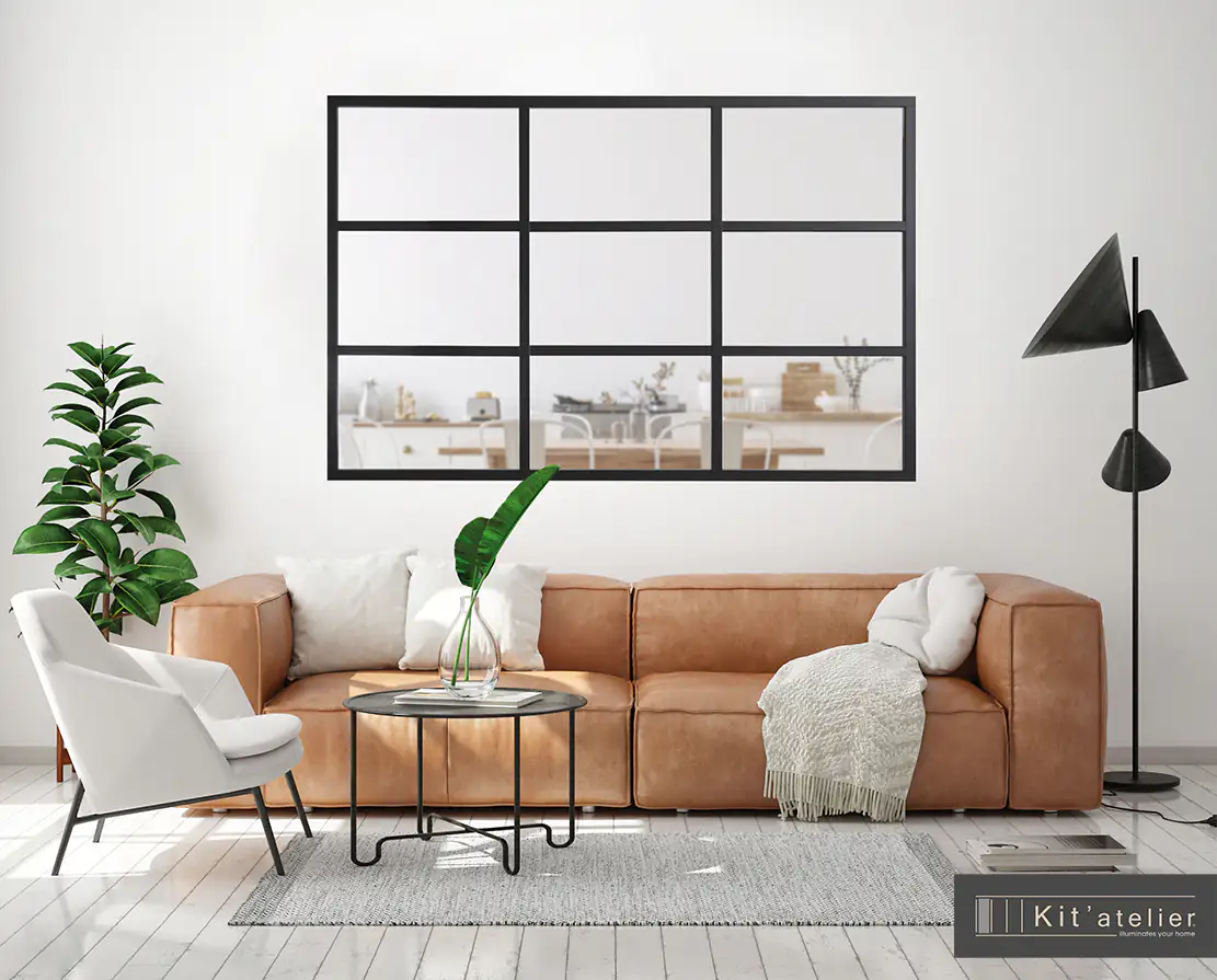 Klebeleisten-Set Loft für Trennwand Verriere Modulo 2 Stück Klebeleisten-Set Loft für Trennwand Verriere Modulo 2 Stück