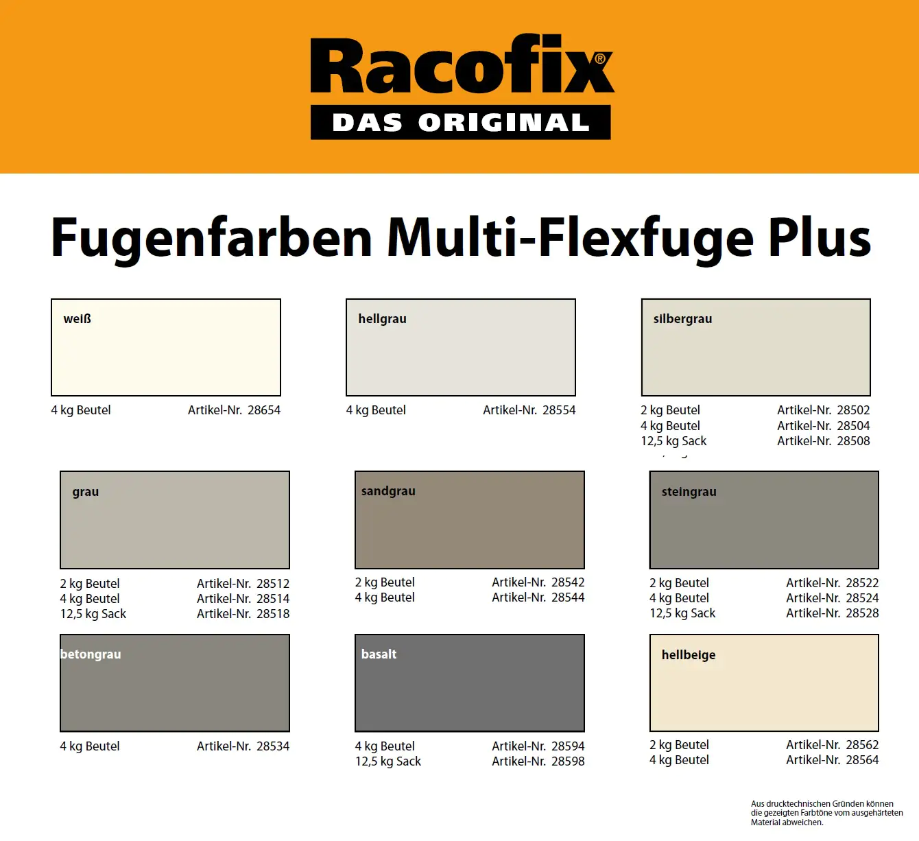 Racofix Multi Flexfuge PLUS 2 - 12 mm sandgrau 4 kg