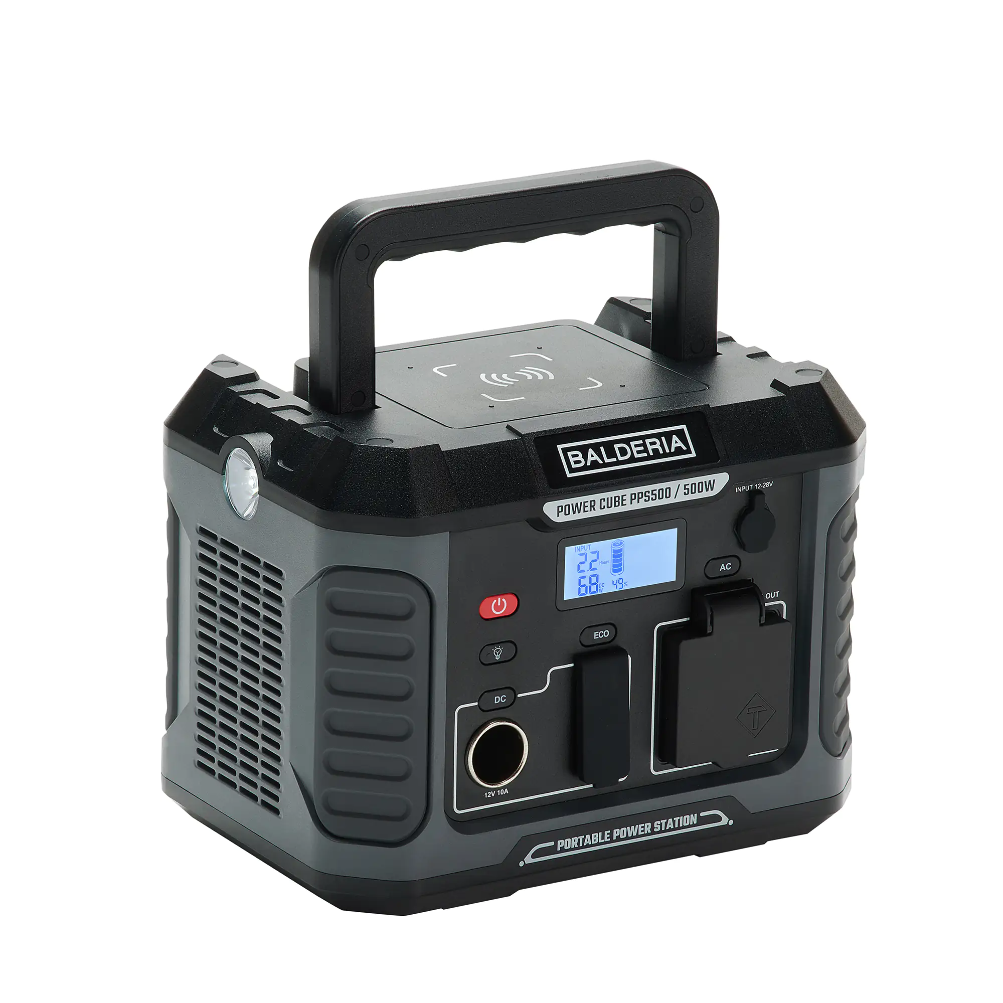 Balderia Powerstation + Solarpanel Solar Power Set PS500-120 Balderia Powerstation + Solarpanel Solar Power Set PS500-120
