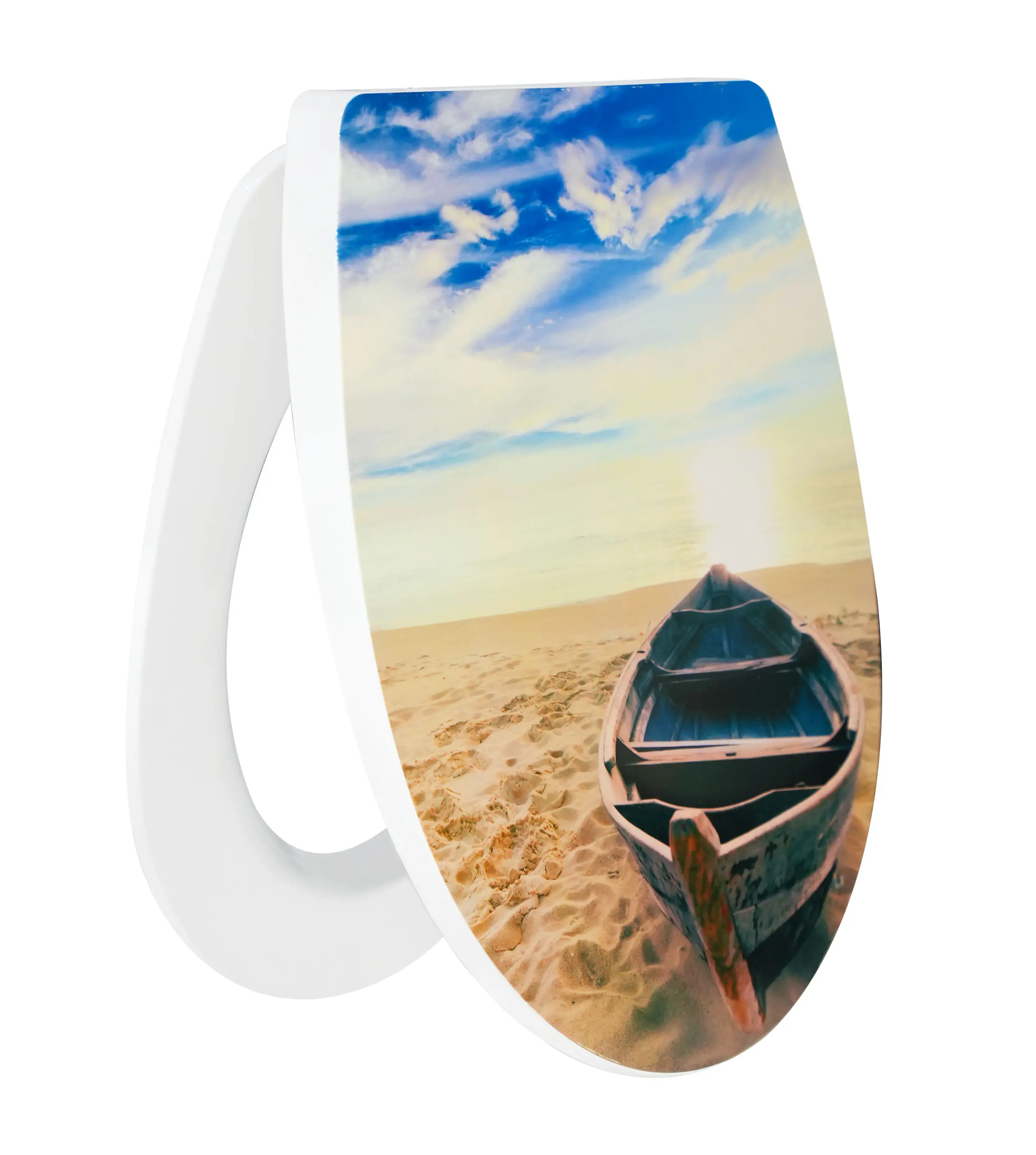 Primaster WC-Sitz mit Absenkautomatik Holzboot