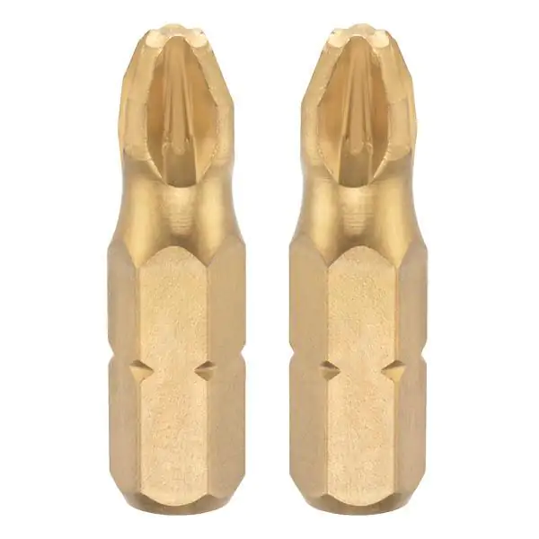 Bit Pozidrive 3 Titan-Nitrid 2 Stück