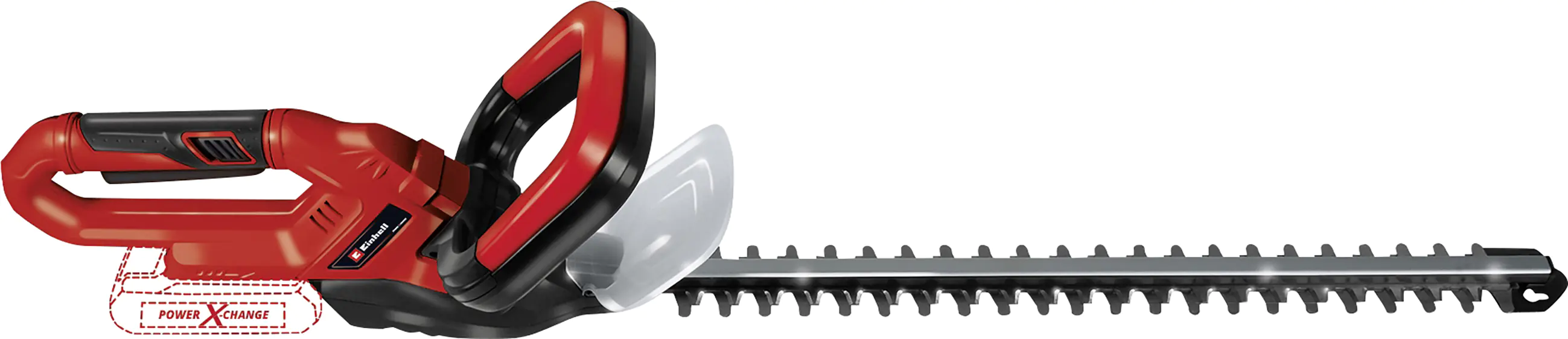 Einhell Akku-Heckenschere GC-HS 18 Li Kit 50,6 cm Schnittlänge inkl. 1 x 18 V / 2,5 Ah Li Ion Akku und Ladegerät