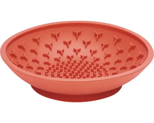 Beeztees Hundeleckschale Silikon Ø 19 cm rot