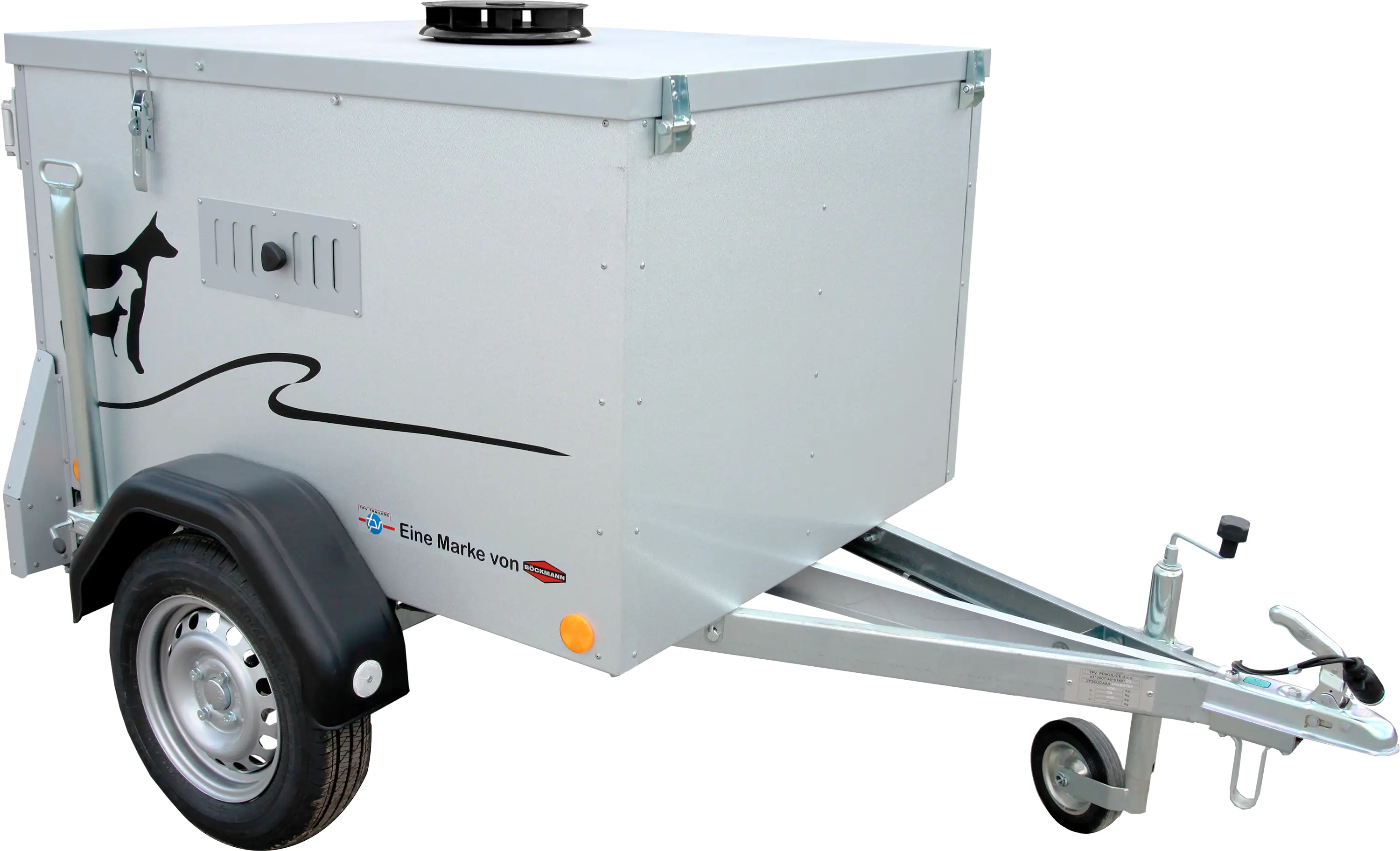 TPV Hundeanhänger HT-EU0 Dog2 basic ungebremst 450kg