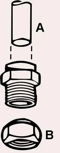 Cornat Übergangsnippel Ø 15 mm / 1/2"