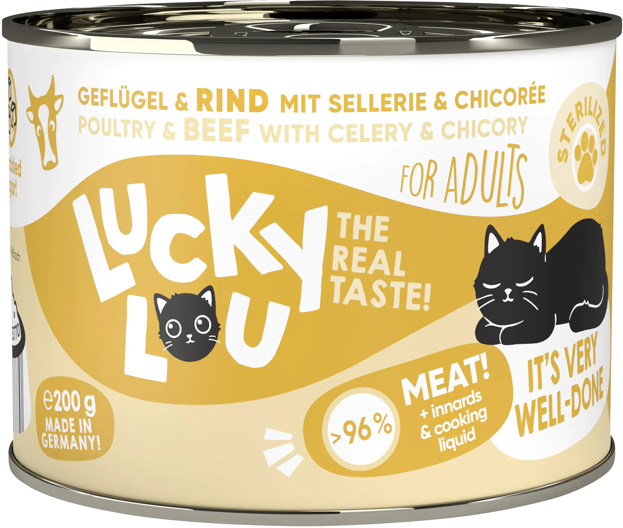 Lucky Lou Lifestage Sterilized Geflügel und Rind 200g Lucky Lou Lifestage Sterilized Geflügel und Rind 200g