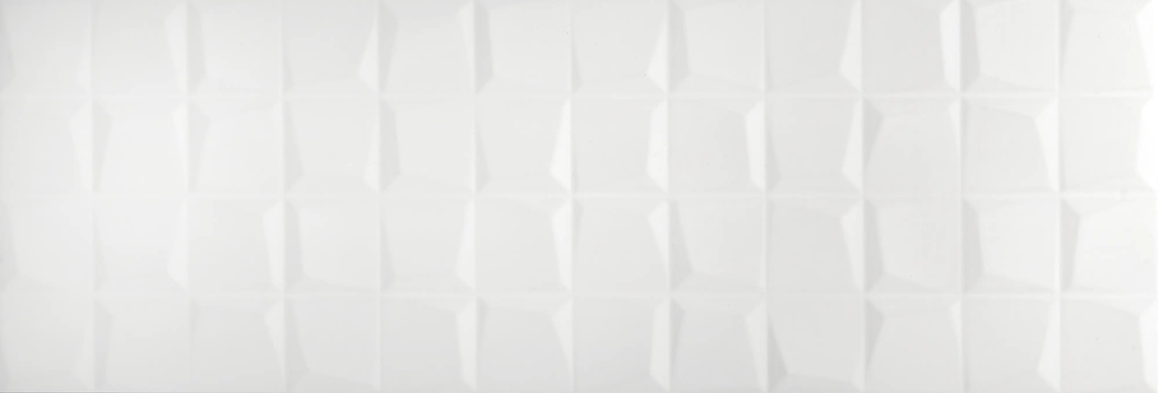 Wandfliese Quadra 3D 30 x 90 cm weiß