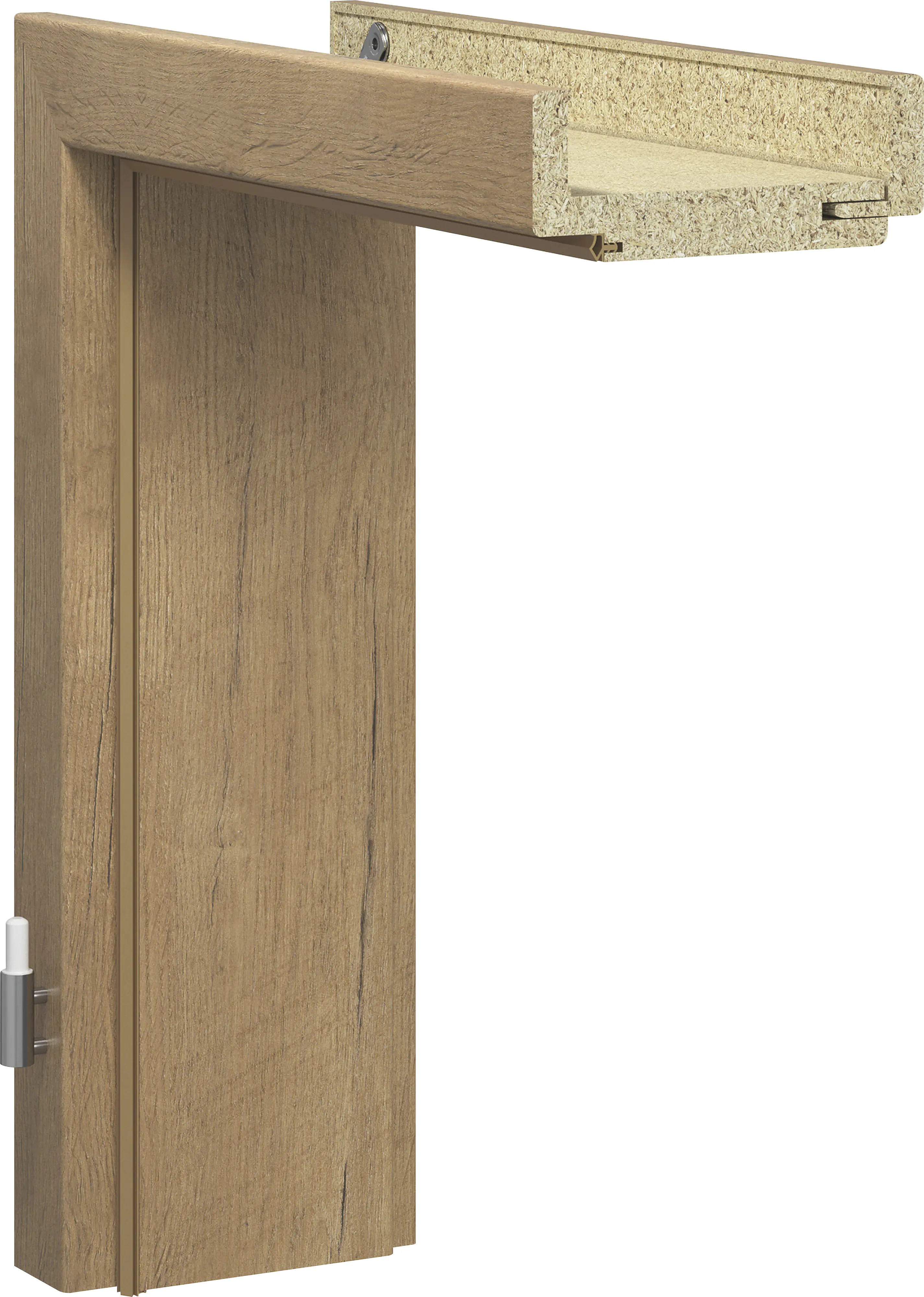 GetaDoor Zarge CPL Artis Eiche 86,0 cm DIN links GetaDoor Zarge CPL Artis Eiche 86,0 cm DIN links