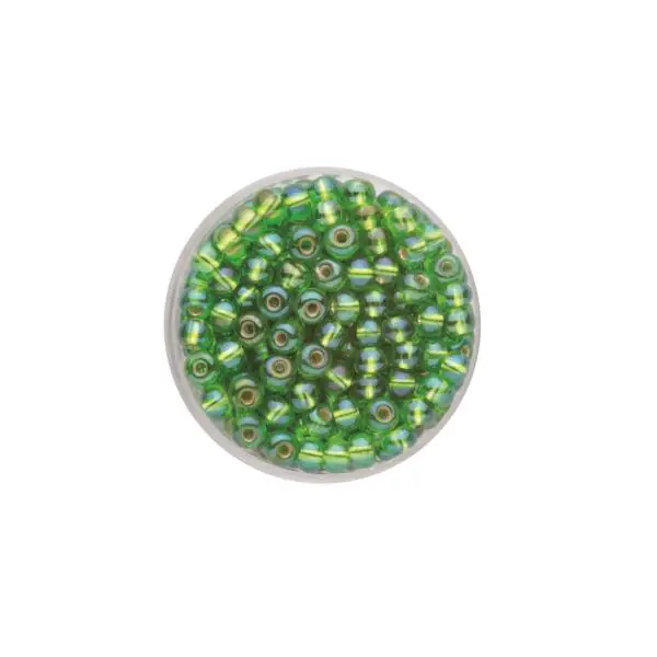 Glorex Rocailles Perlen 4,5 mm 17 g grün