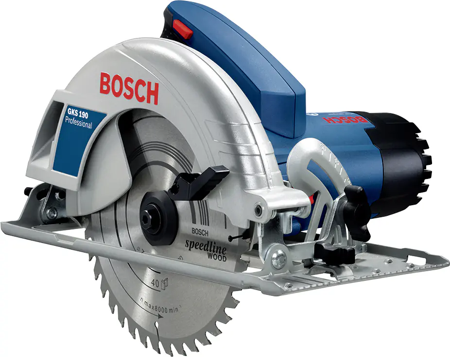 Bosch Professional Handkreissäge GKS 190 1400 W Sägeblatt 190 mm Bosch Professional Handkreissäge GKS 190 1400 W Sägeblatt 190 mm