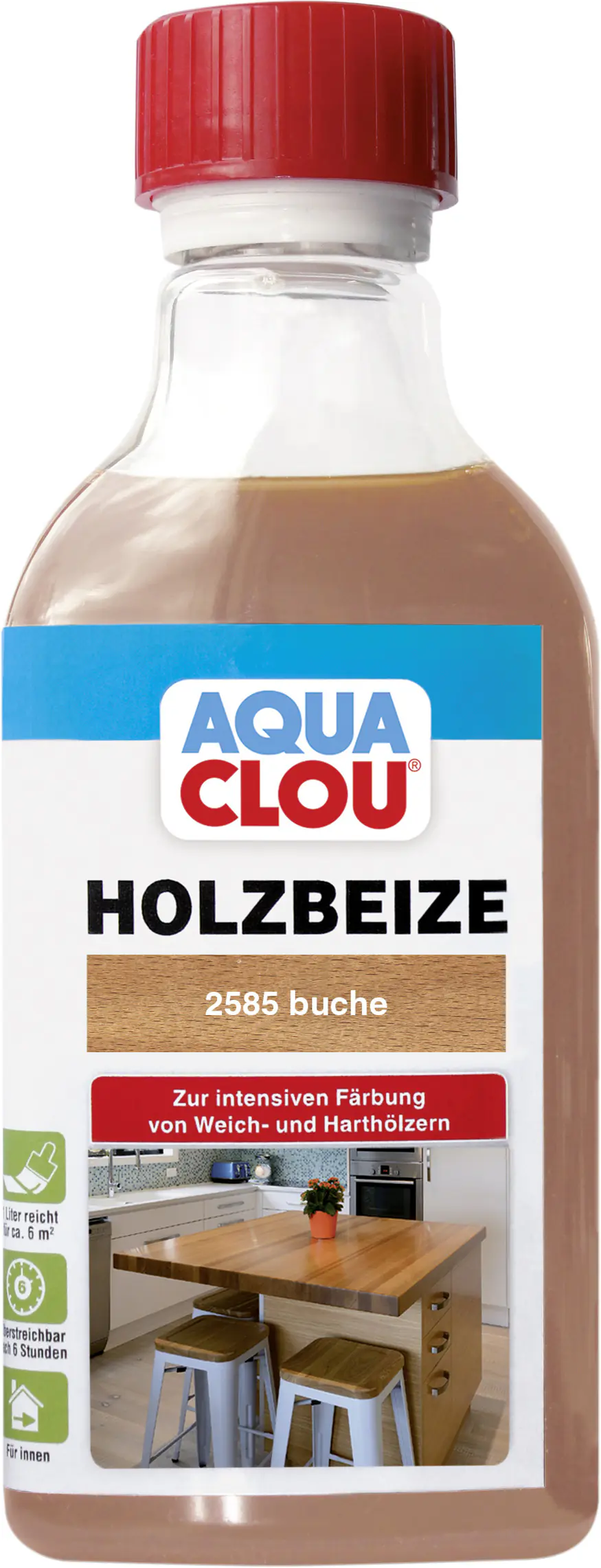 Aqua Clou Holzbeize 250 ml buche