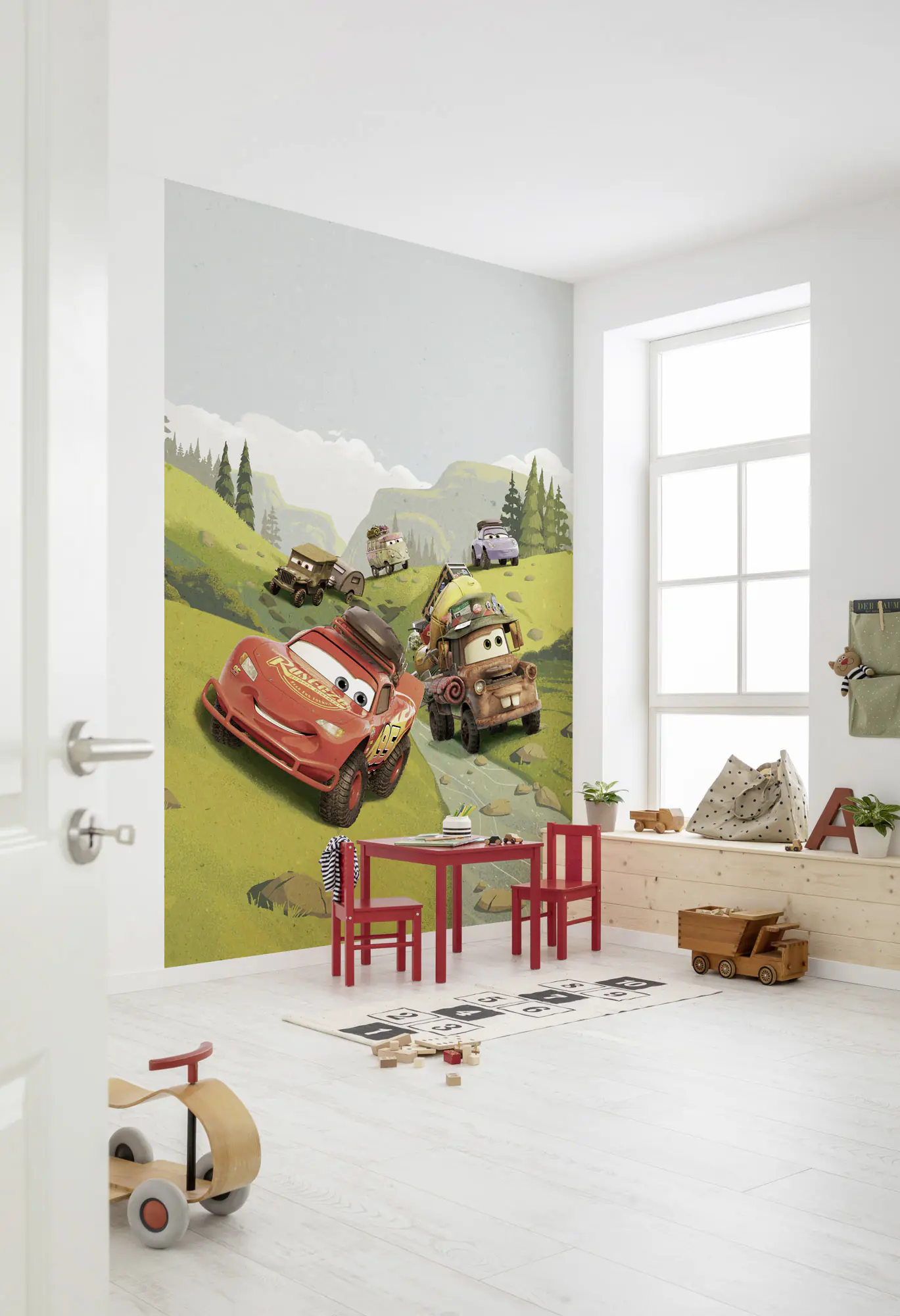 Komar Vlies Fototapete Cars Camping 200 x 280 cm 