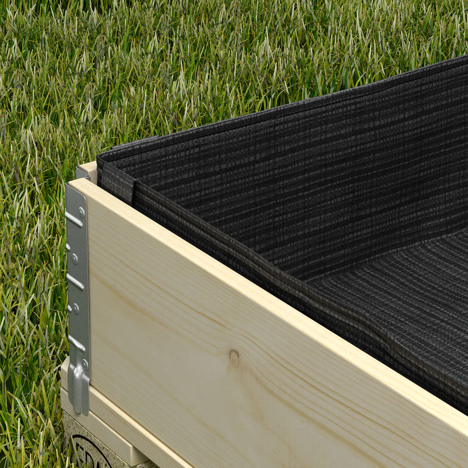 Upyard Unkrautvlies für Hochbeete 120 x 80 cm