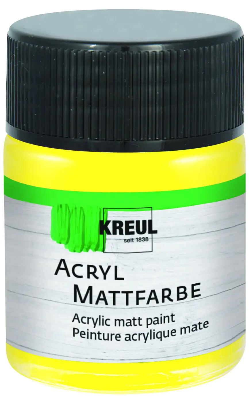 Kreul Acryl Mattfarbe gelb 50 ml Kreul Acryl Mattfarbe gelb 50 ml