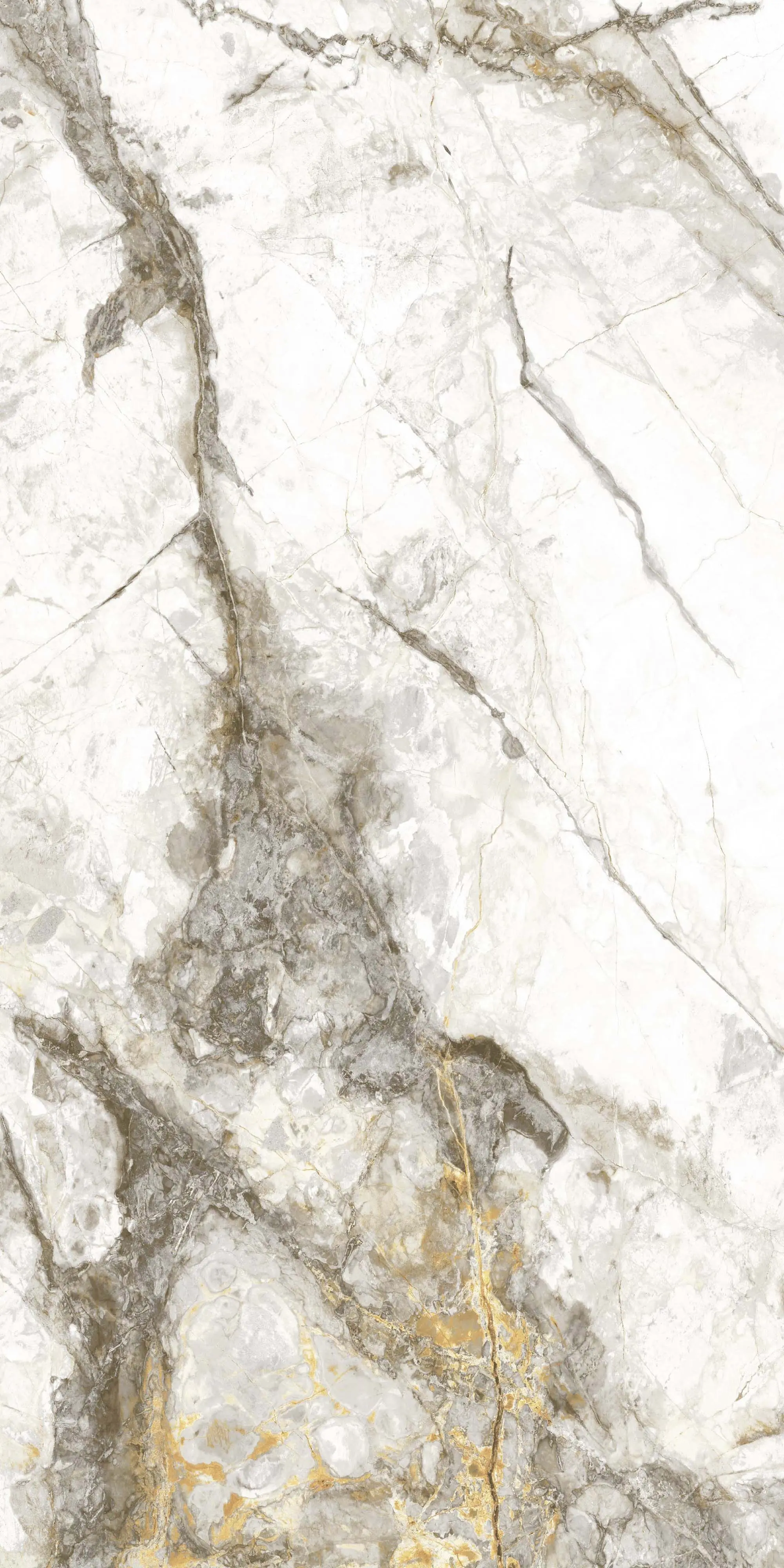 Bodenfliese Feinsteinzeug Caldera 30 x 60 cm gold