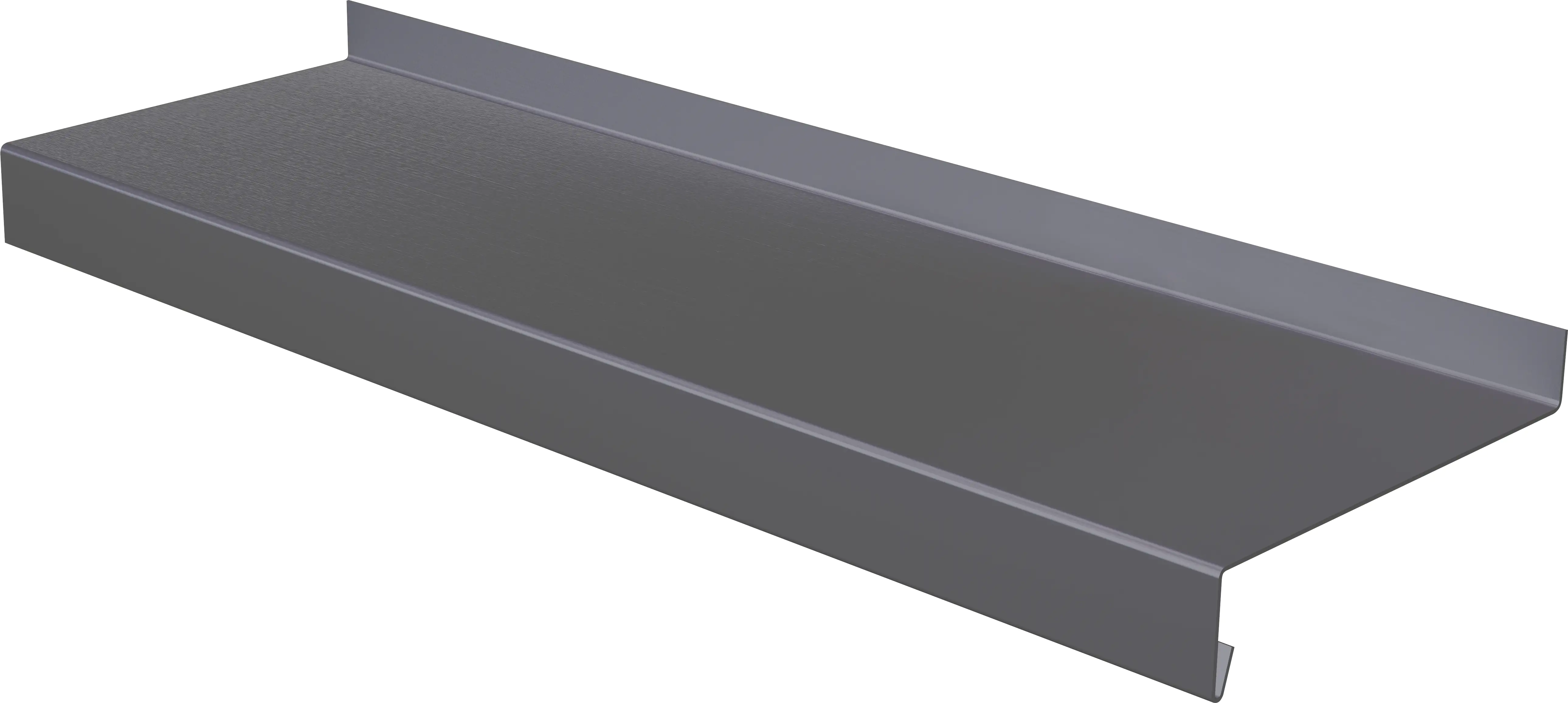 4055664001098 Sarei Fensterblech Aluminium anthrazit Ausladung 130 mm Länge 3000 mm