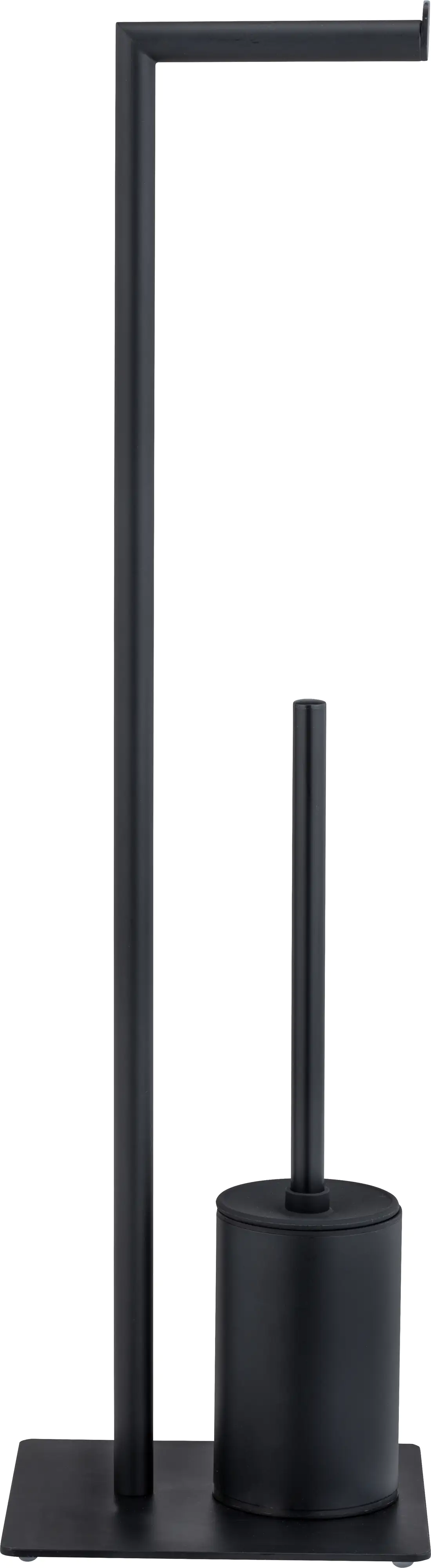 Wenko WC-Bürstengarnitur Serrenti schwarz matt