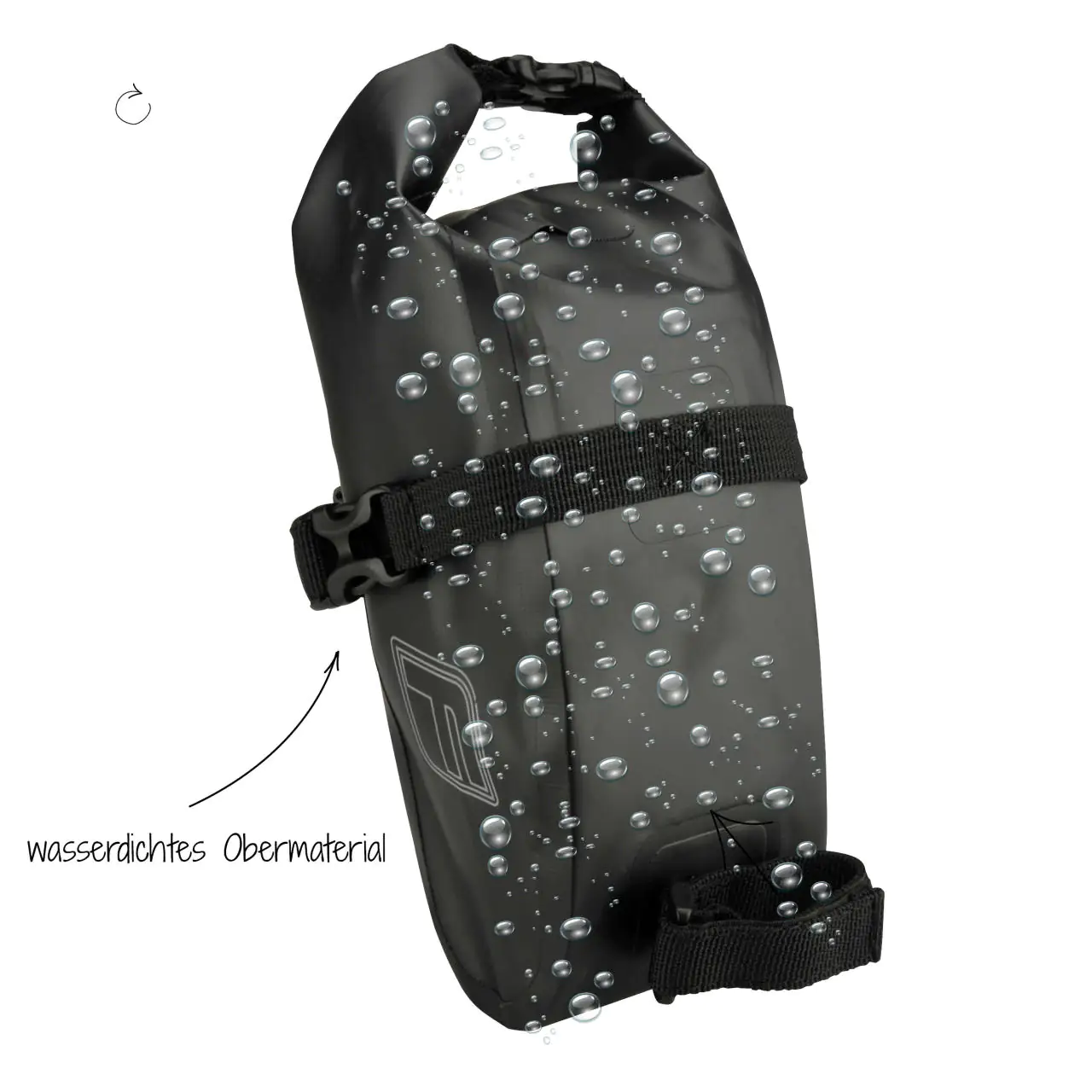 Fischer Satteltasche wasserdicht M bis 1kg