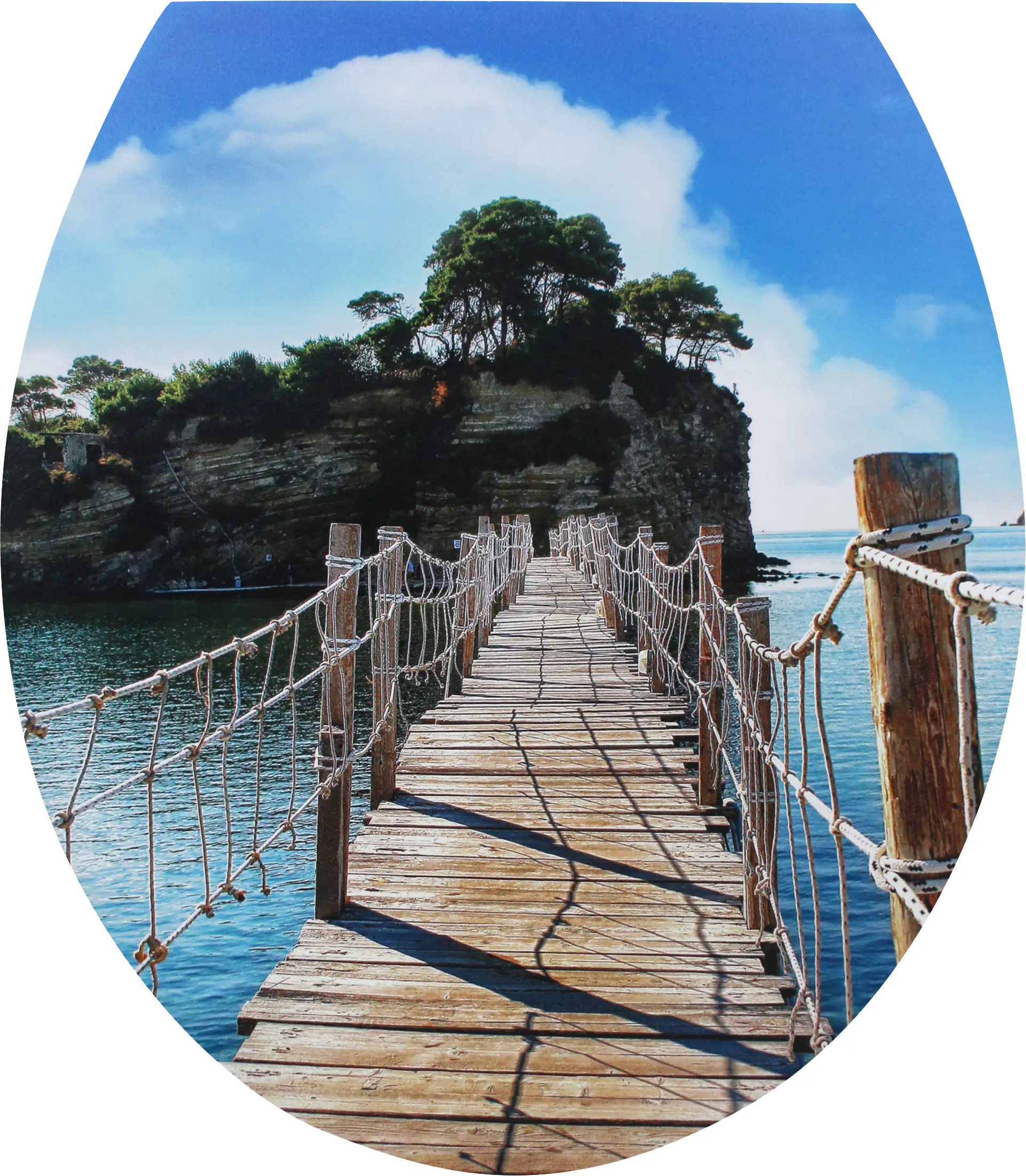 Primaster WC-Sitz mit Absenkautomatik Brücke weiß