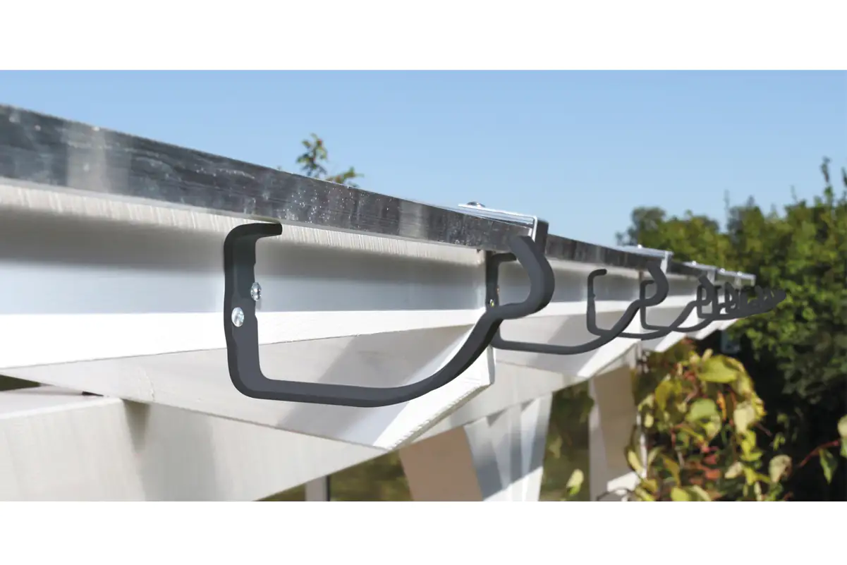 SKAN HOLZ Regenrinnen-Set 812 cm Stahl verzinkt u. anthrazit