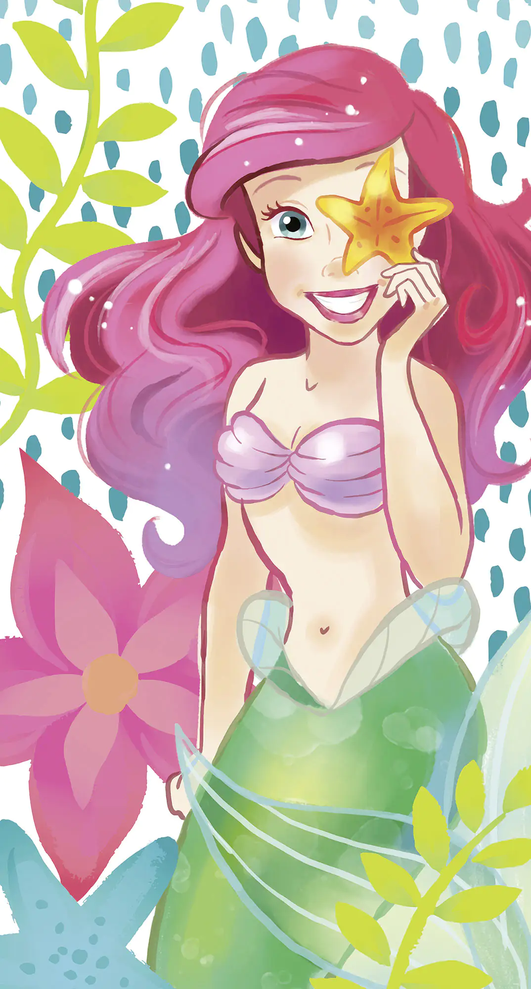 Komar Vlies Fototapete Ariel Seastar 150 x 280 cm 