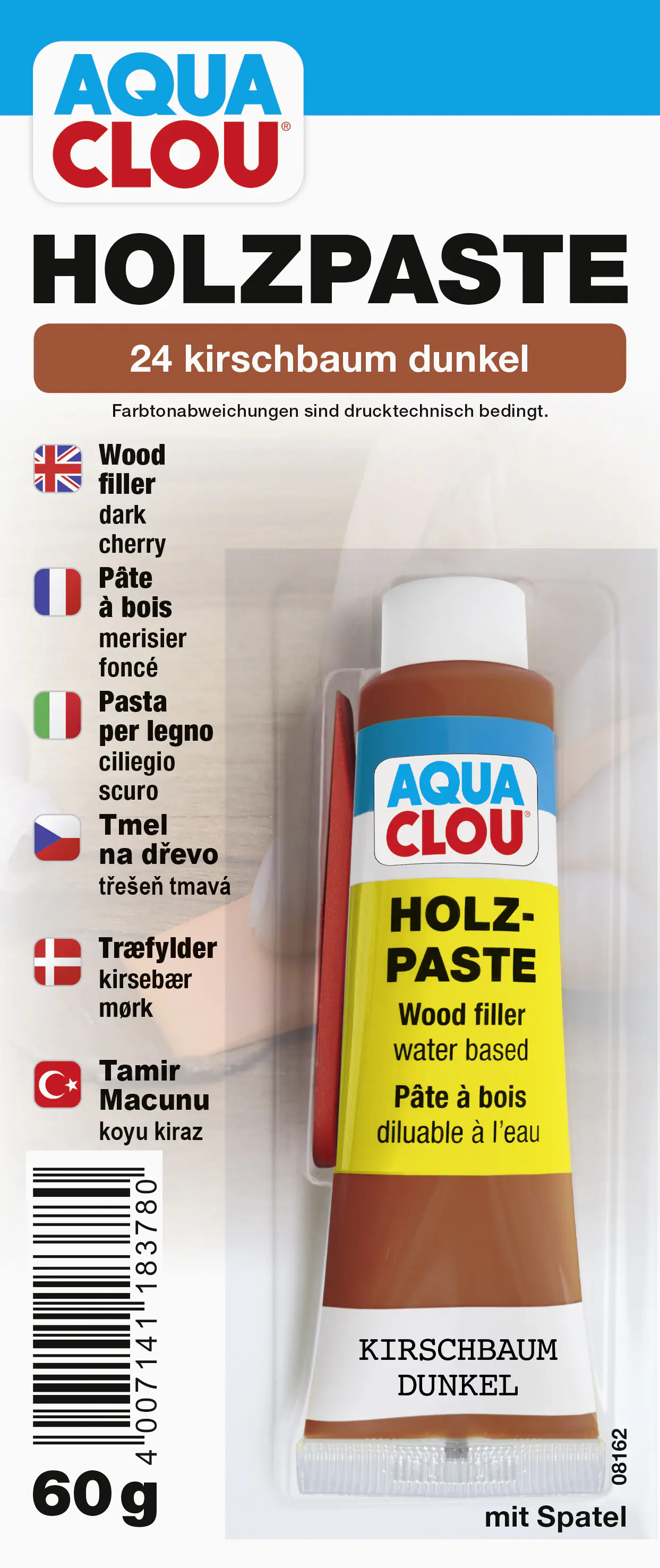 Clou Holzpaste 60 g kirschbaum dunkel