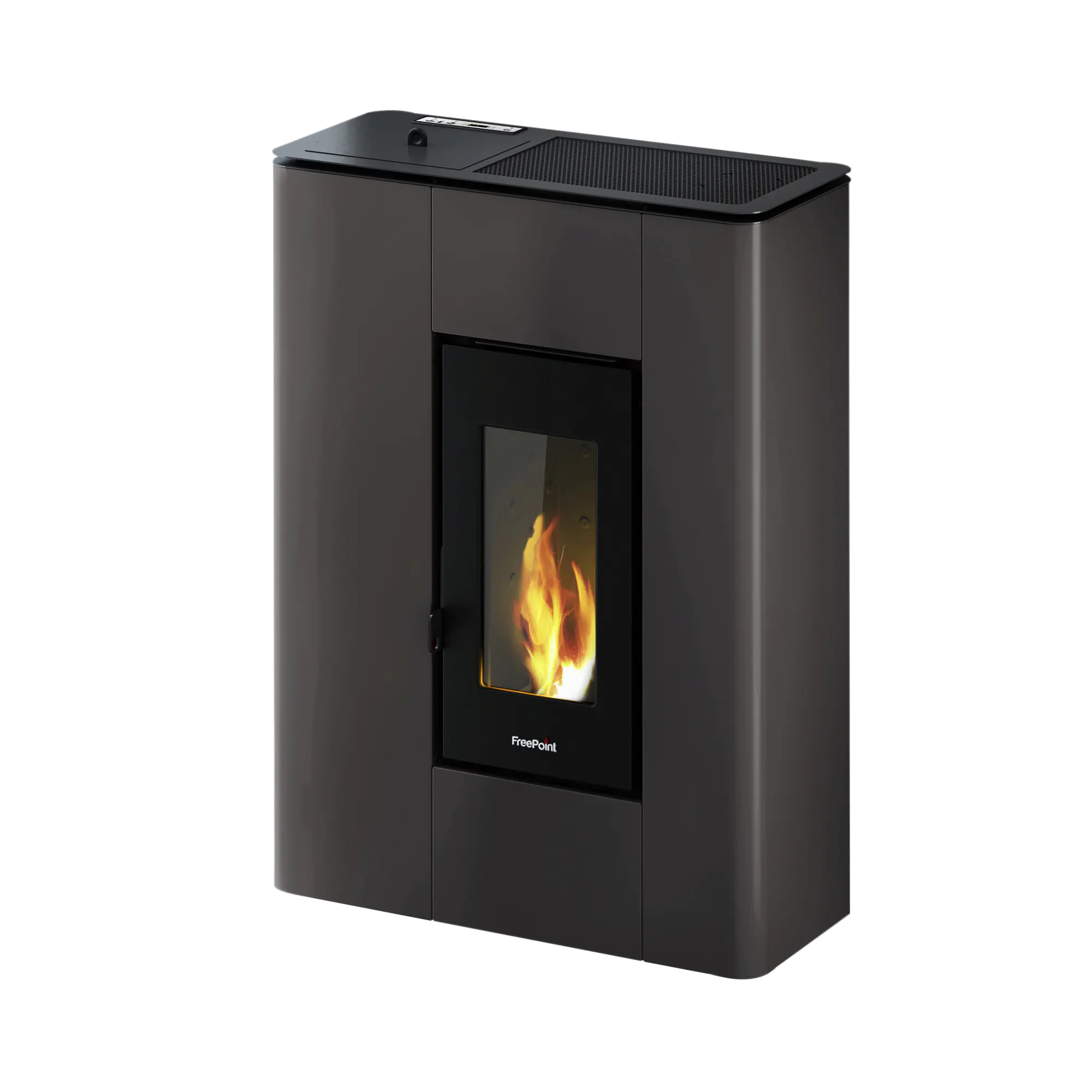 FreePoint Pelletofen ATRIUM 5 Stahlverkleidung anthrazit 25 - 52 kW