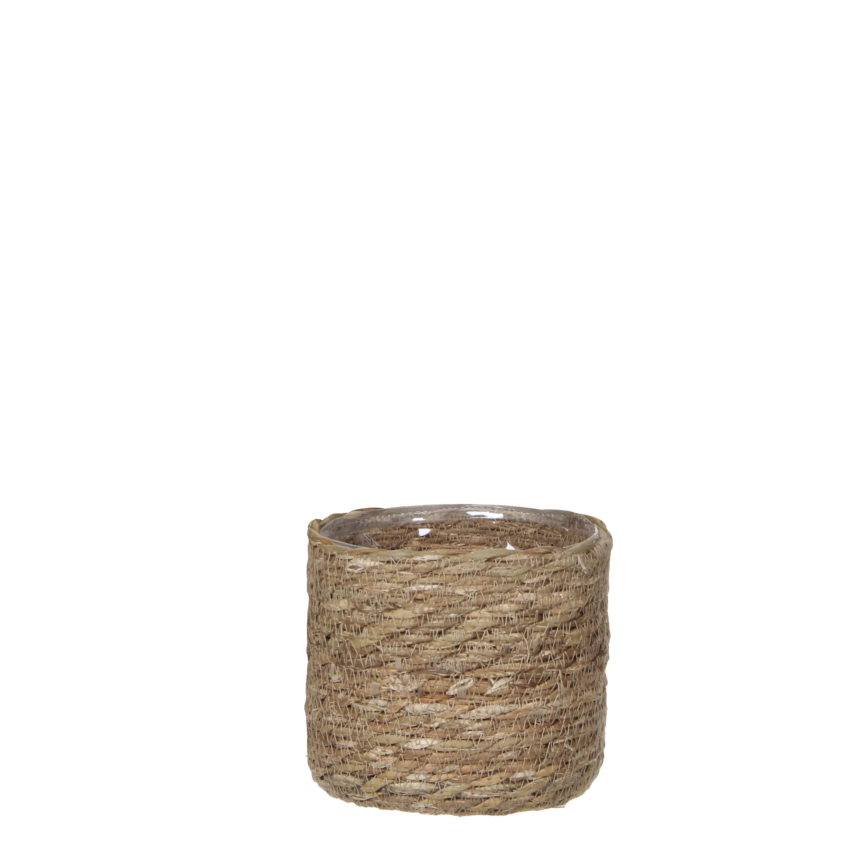 Mica Aufbewahrungskorb Atlantic hellbraun, 14 x 14 cm