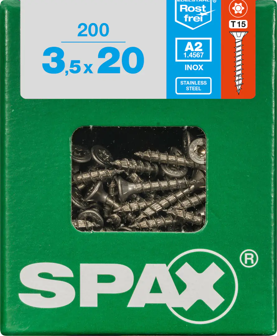Spax Universalschrauben 3.5 x 20 mm TX 15 - 200 Stk.