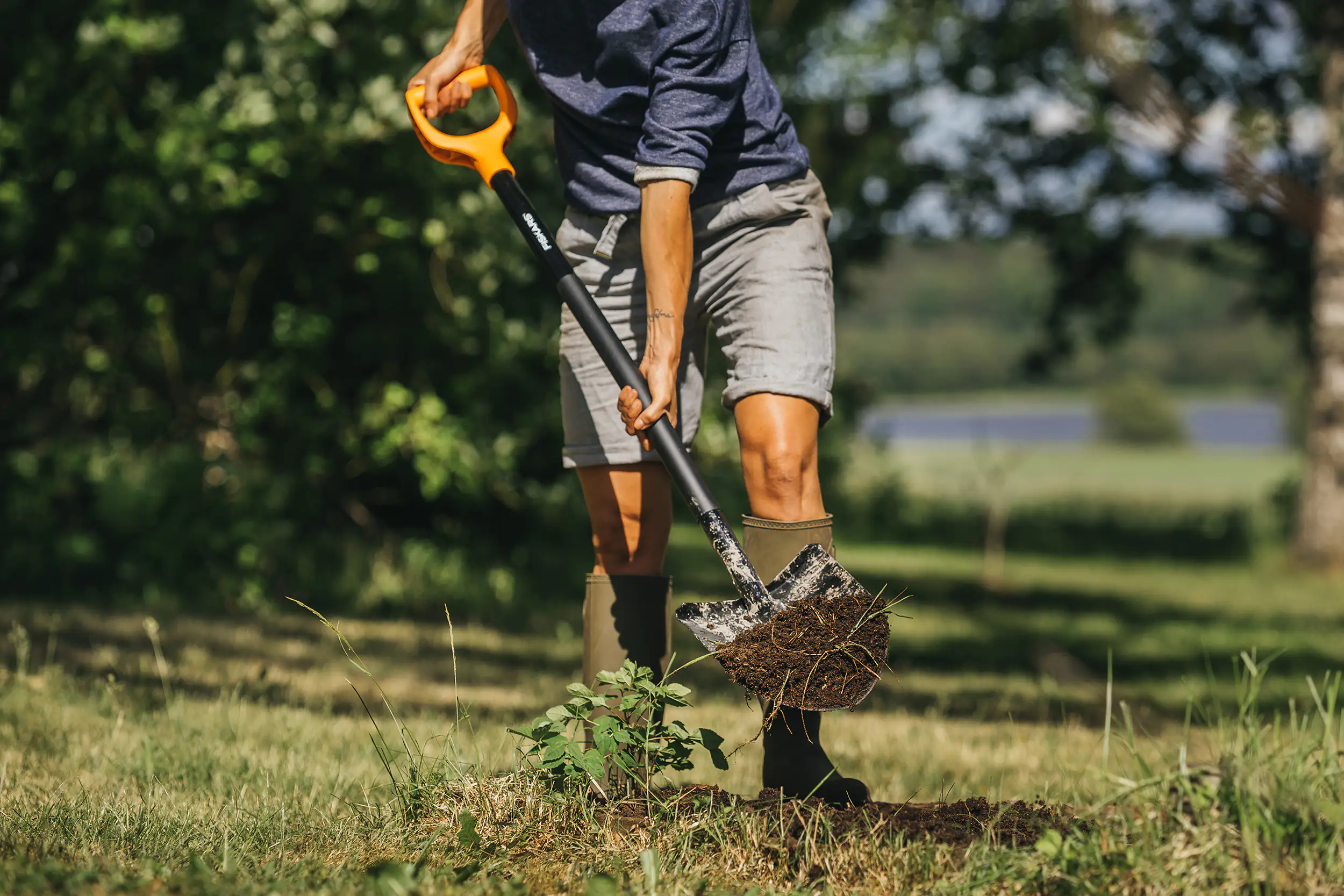 Fiskars Spaten Solid spitz