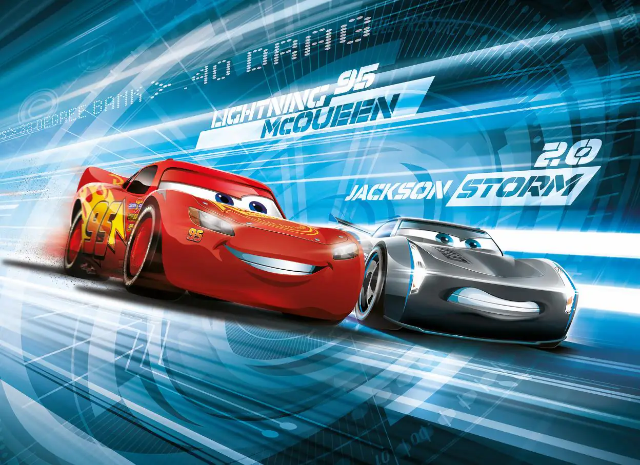 Komar Fototapete Cars3 Simulation 254 x 184 cm 