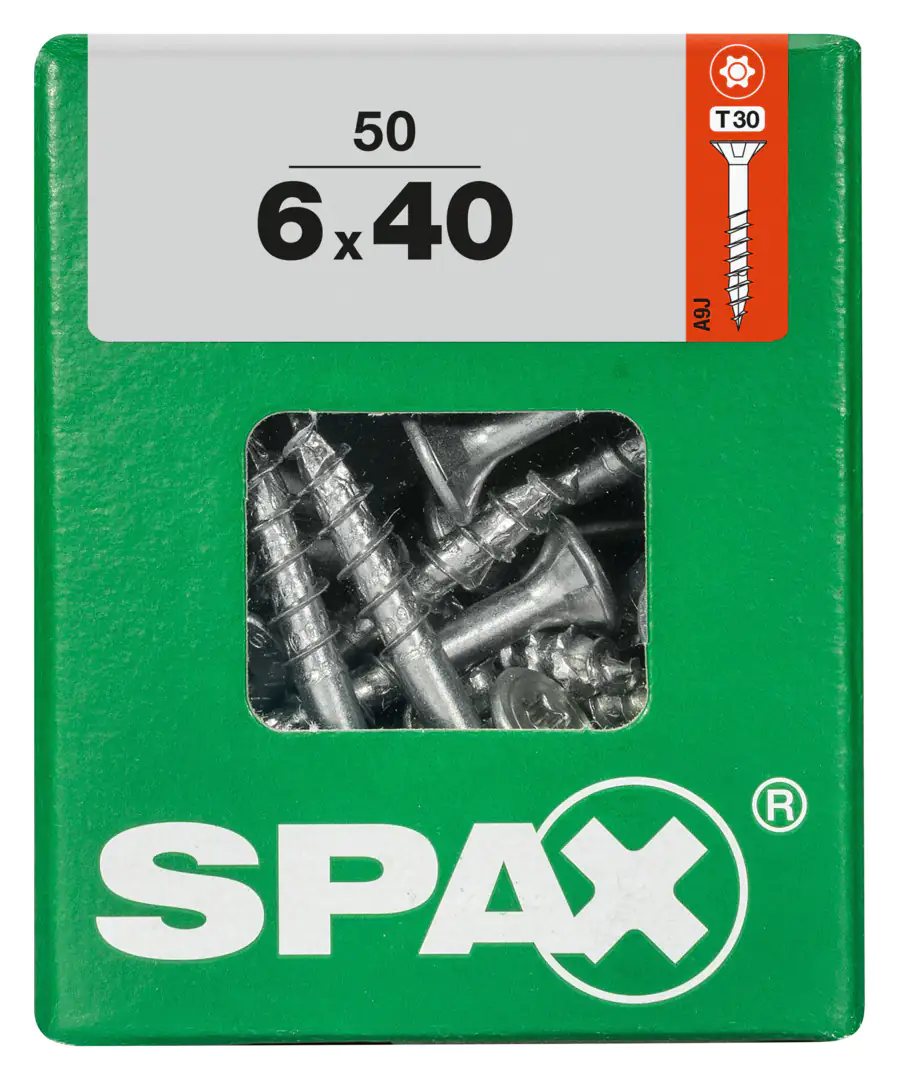 Spax Universalschrauben 6.0 x 40 mm TX 30 - 50 Stk.