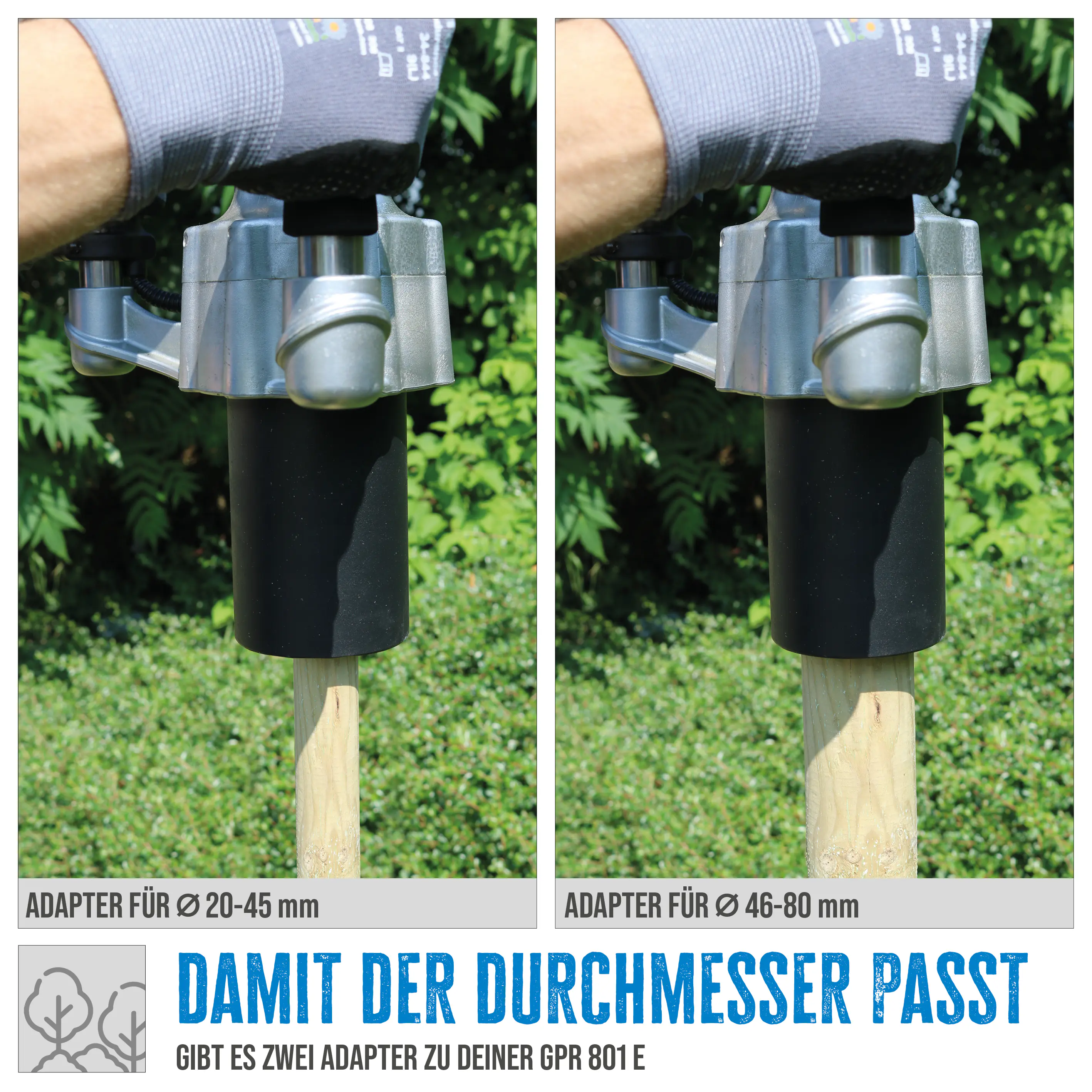 Güde Pfahlramme GPR 801 E Pfostenramme für Metall & Holz Güde Pfahlramme GPR 801 E Pfostenramme für Metall & Holz
