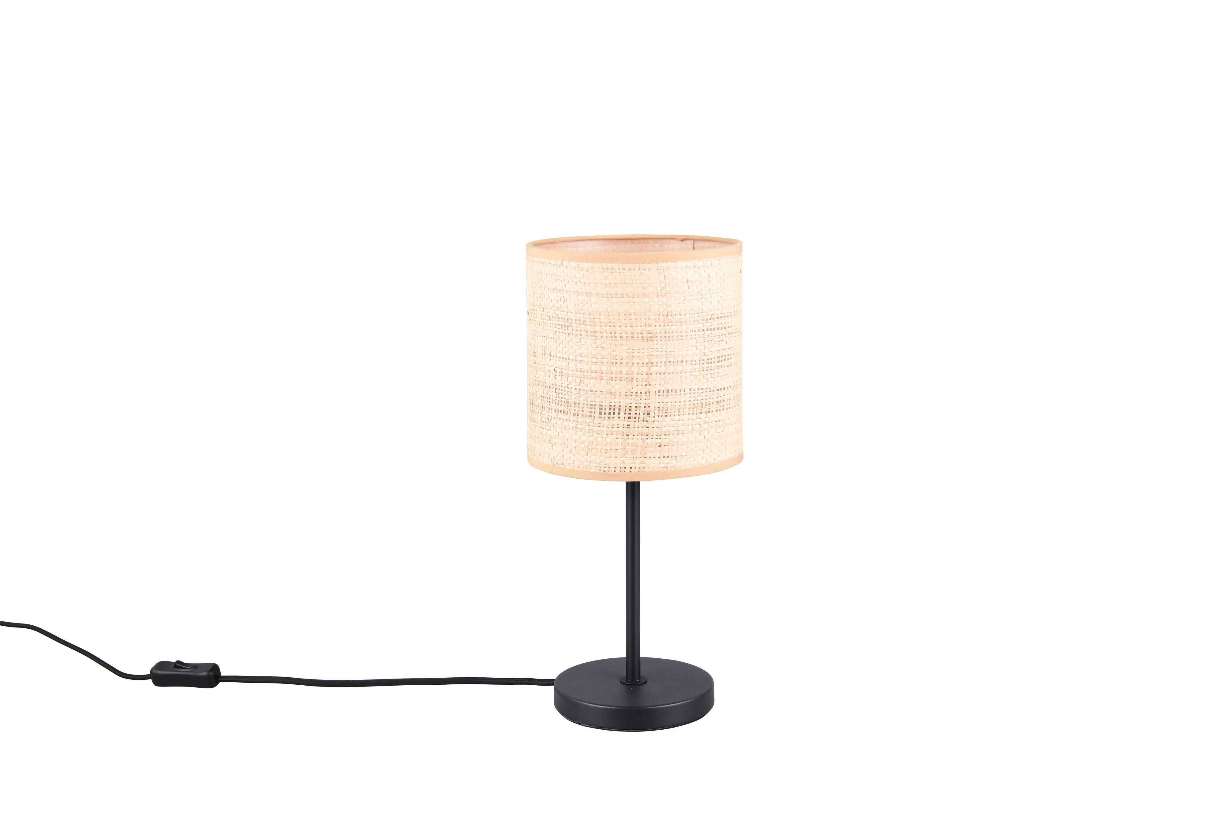 Trio Tischleuchte Aimee 37 x 17 cm warmweiß schwarz matt 