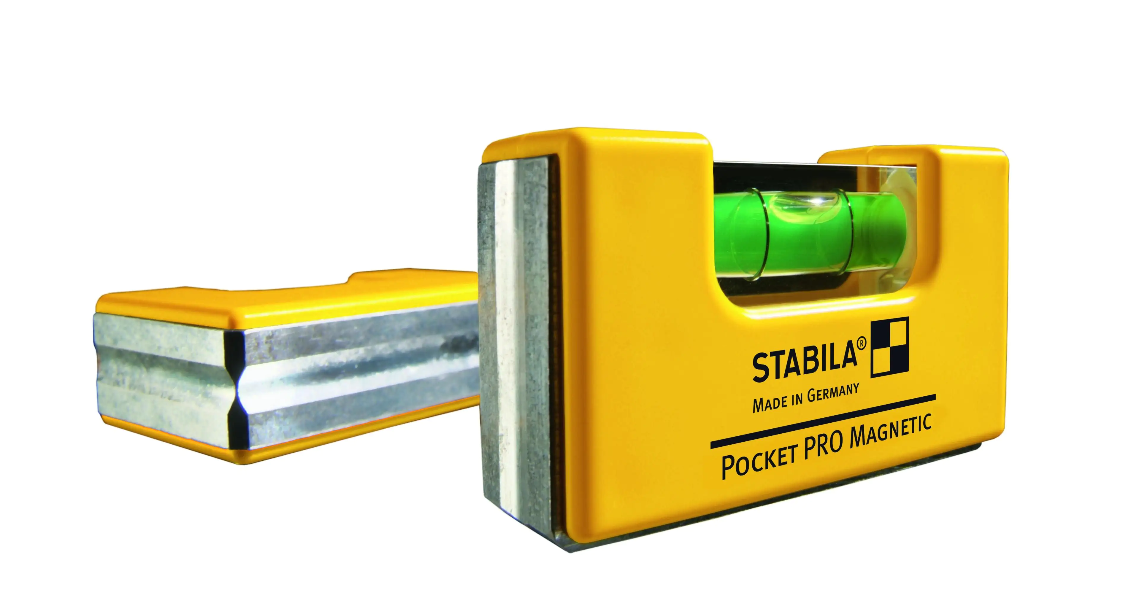 STABILA Wasserwaage klein Pocket PRO Magnetic inkl. Gürtelclip