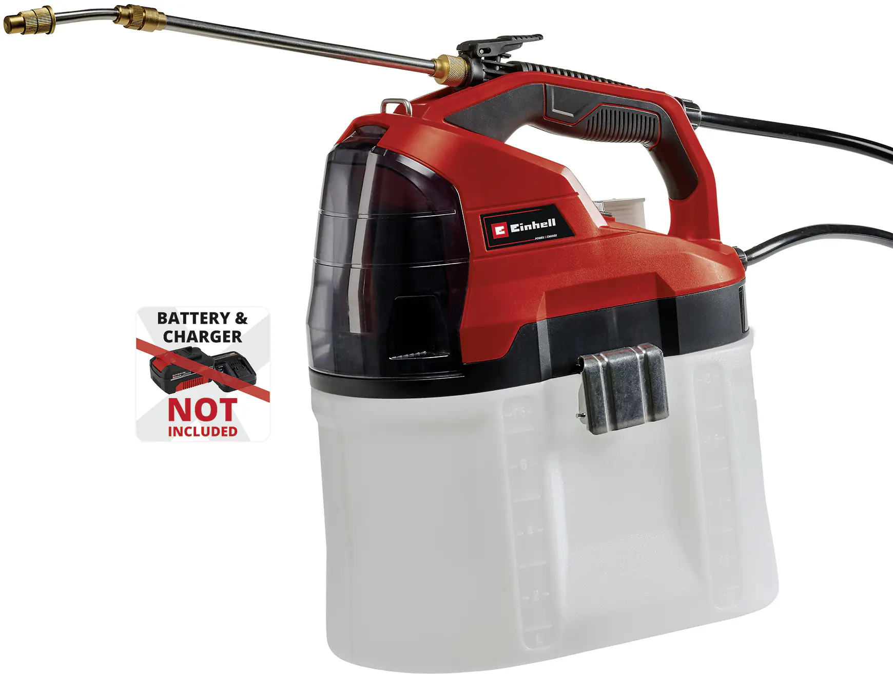 Einhell Akku Drucksprühgerät GE-WS 18/75 Li-Solo 60 l/h Durchflussmenge