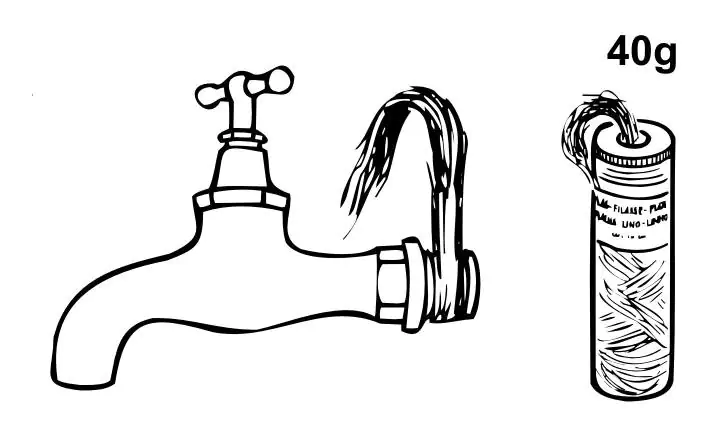 Dichtungsflachs 40 g