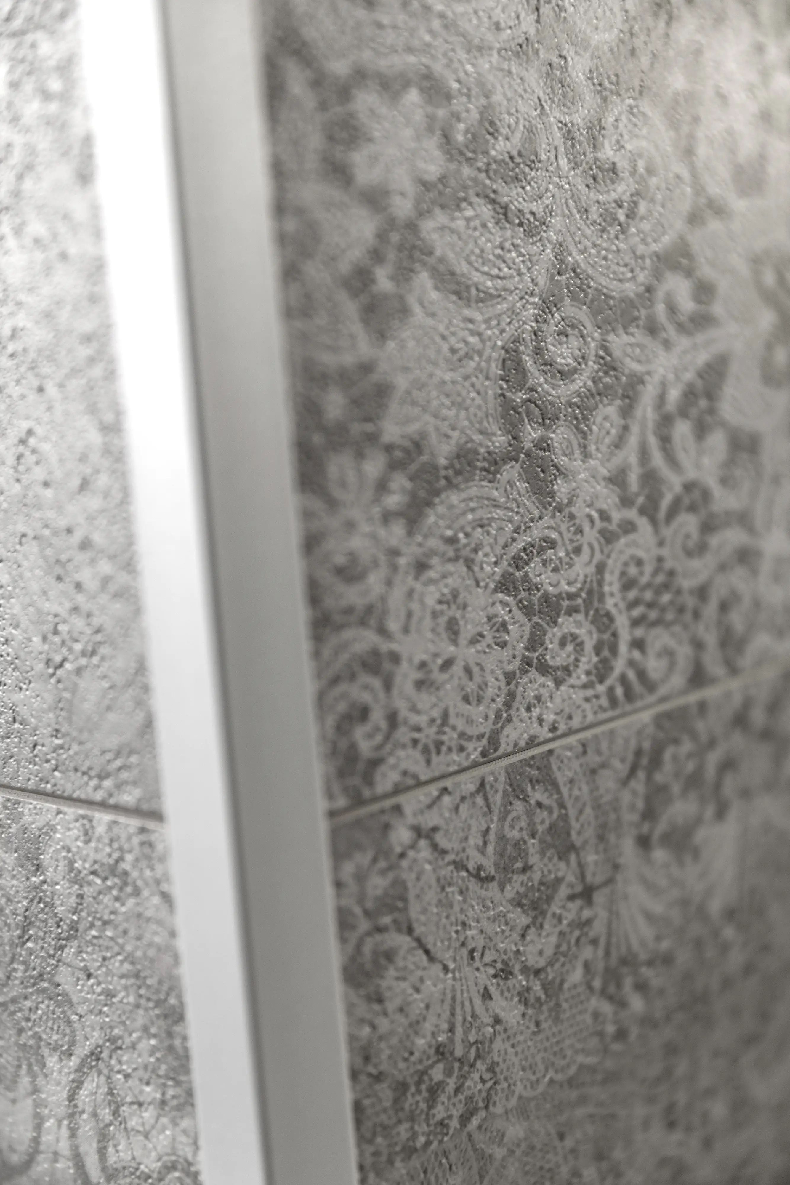 Grosfillex Kunststoffpaneel GX Wall+ Grey Cement Flower 90 x 45 cm 5 mm