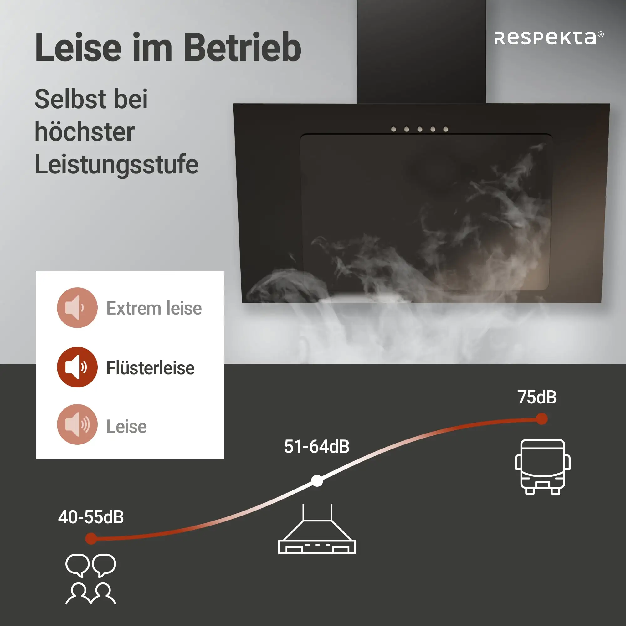 respekta kopffreie Schräghaube 60 cm schwarz CH33060SB respekta kopffreie Schräghaube 60 cm schwarz CH33060SB