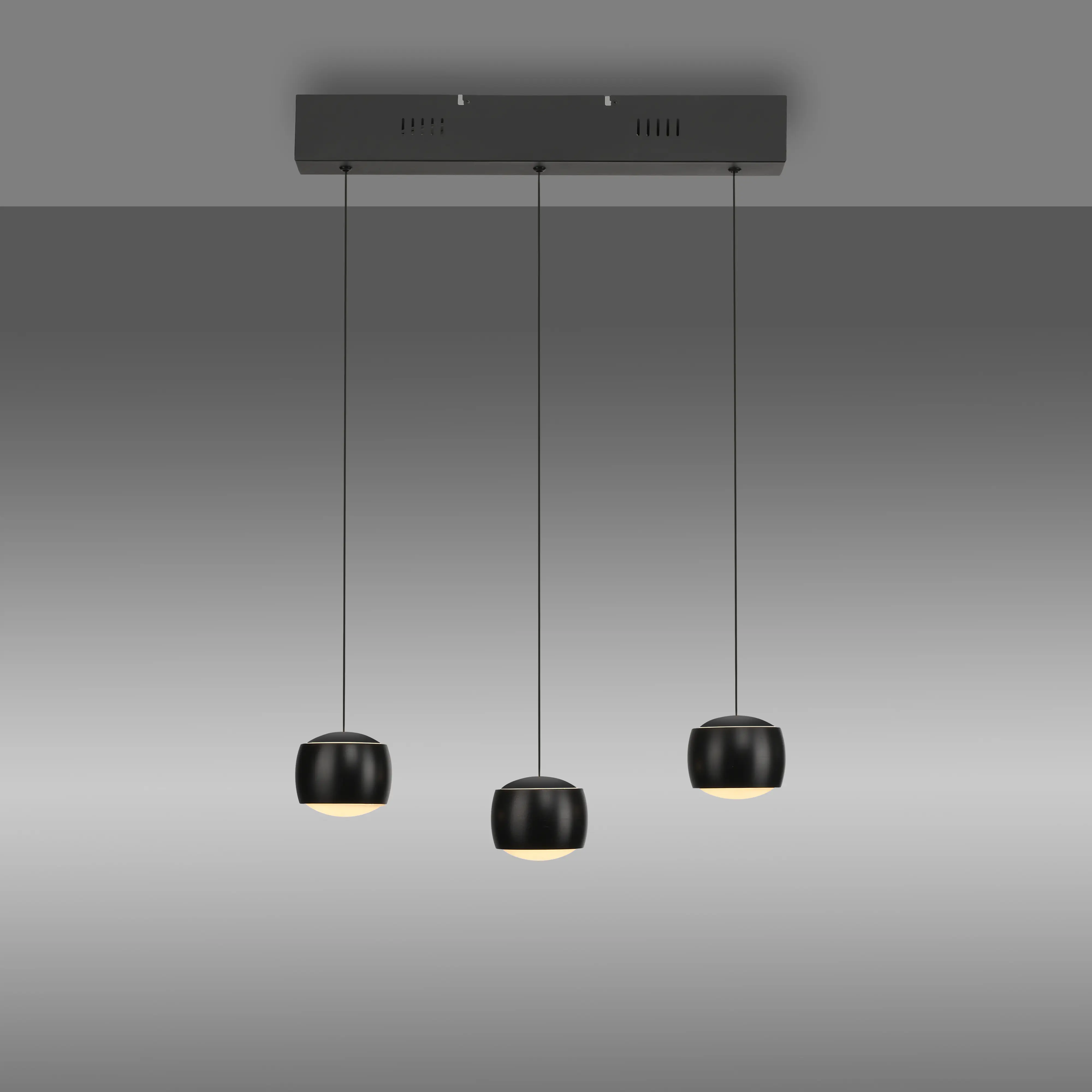 Just Light LED Pendelleuchte Ballini 3 Flammig 220 cm warmweiß