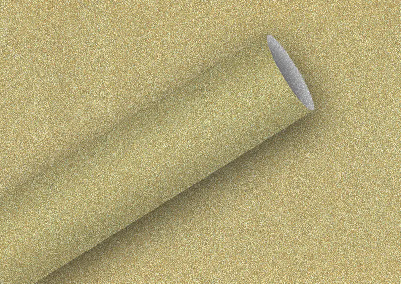 Braun & Company Geschenkpapier Glamour gold Geschenkfolie 1,5 m x 70 cm