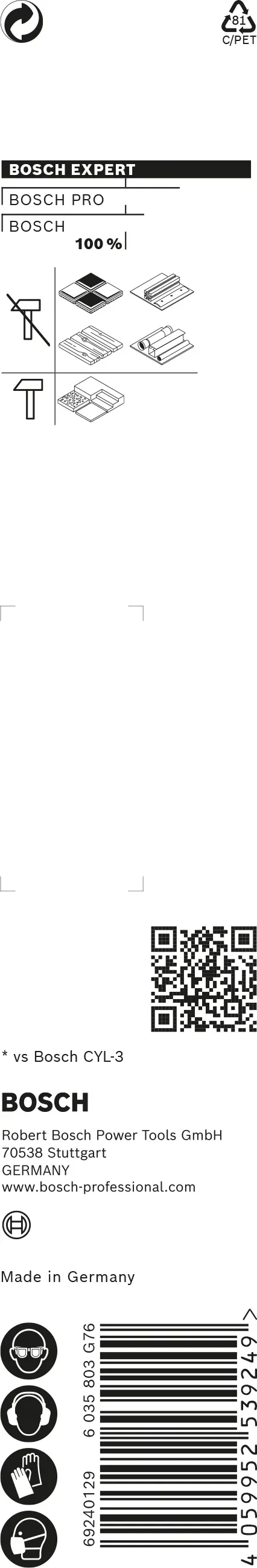 Bosch Expert CYL-9 MultiConstruction Bohrer 12 x 90 x 150 mm