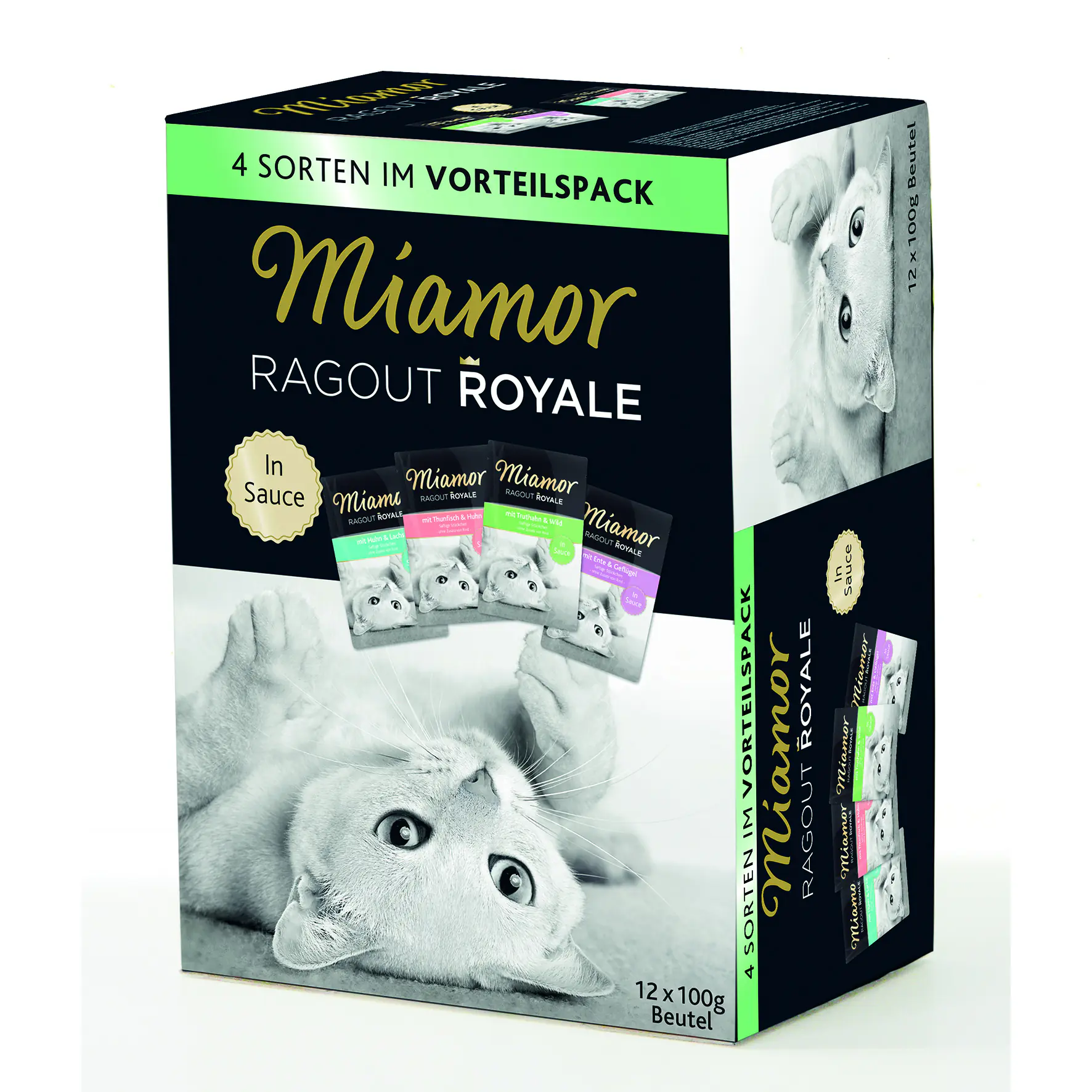 Miamor Ragout Royale Multi Mix in Sauce Katzenfutter 12 x 100 g