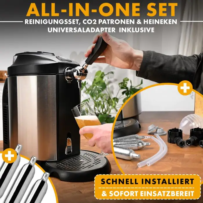 Bomann Bier-Zapfanlage BZ 6029CB für 5 L Bierfässer Bomann Bier-Zapfanlage BZ 6029CB für 5 L Bierfässer